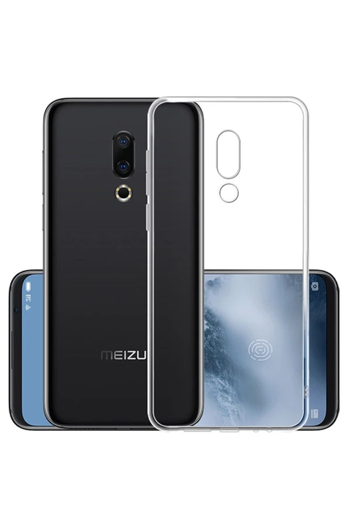 demila Meizu 16 Plus Kamera Korumalı Ultra Koruma Silikon Kılıf-(5775) - MLA9190-9283
