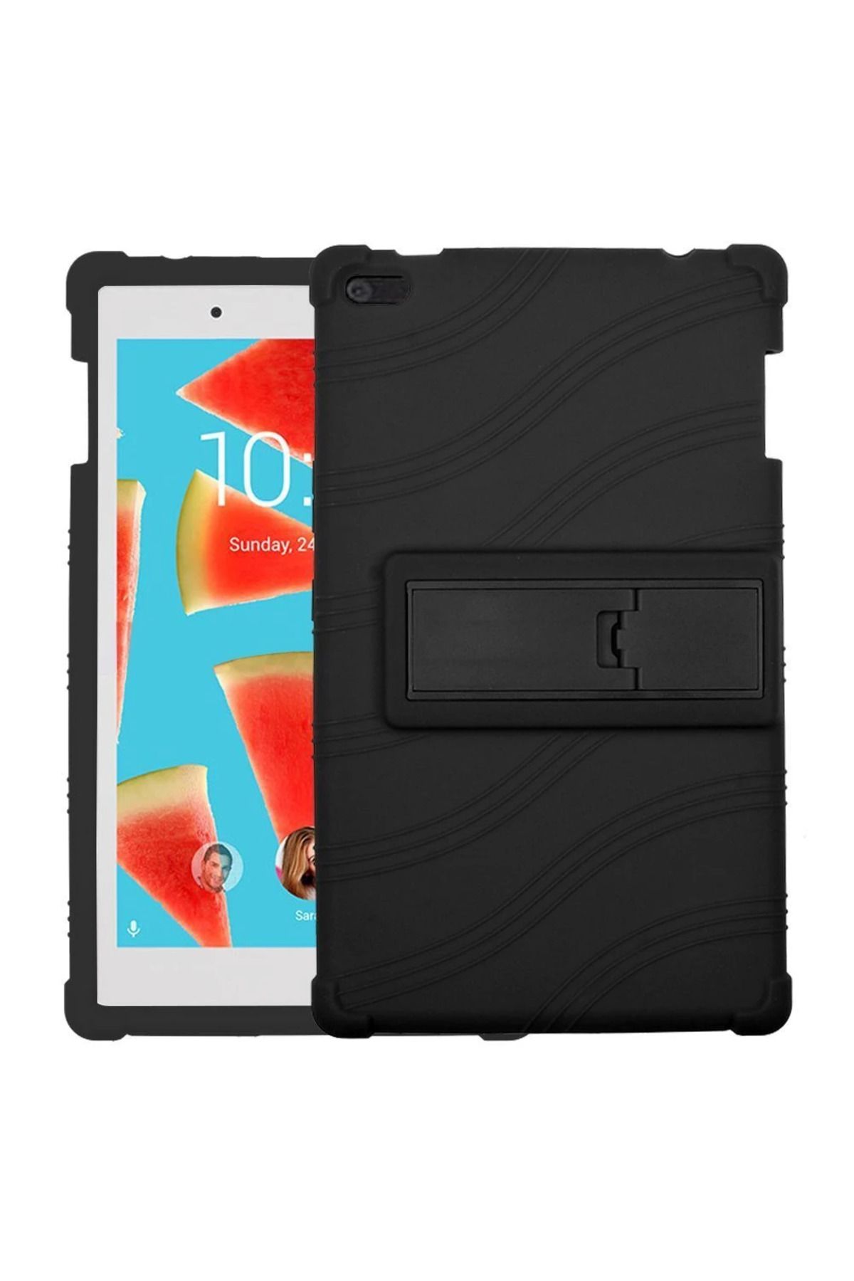 demila Tab 4 8 (tb-8504 Standlı Silikon Kılıf Ultra Koruma Kılıf-(5775) - MLA8954-7626