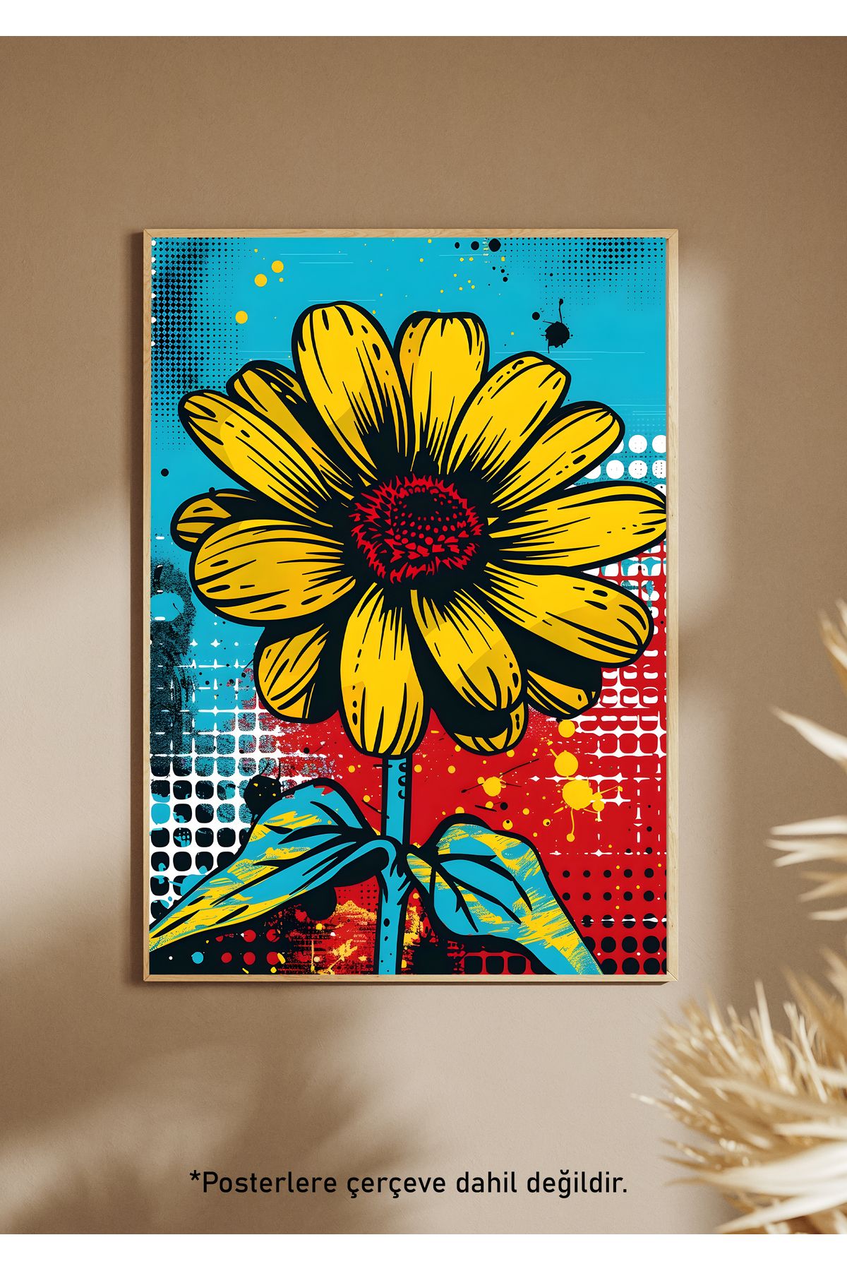 One Little Happiness PAPATYA Poster Estetik Duvar Posteri , Çerçevesiz Poster