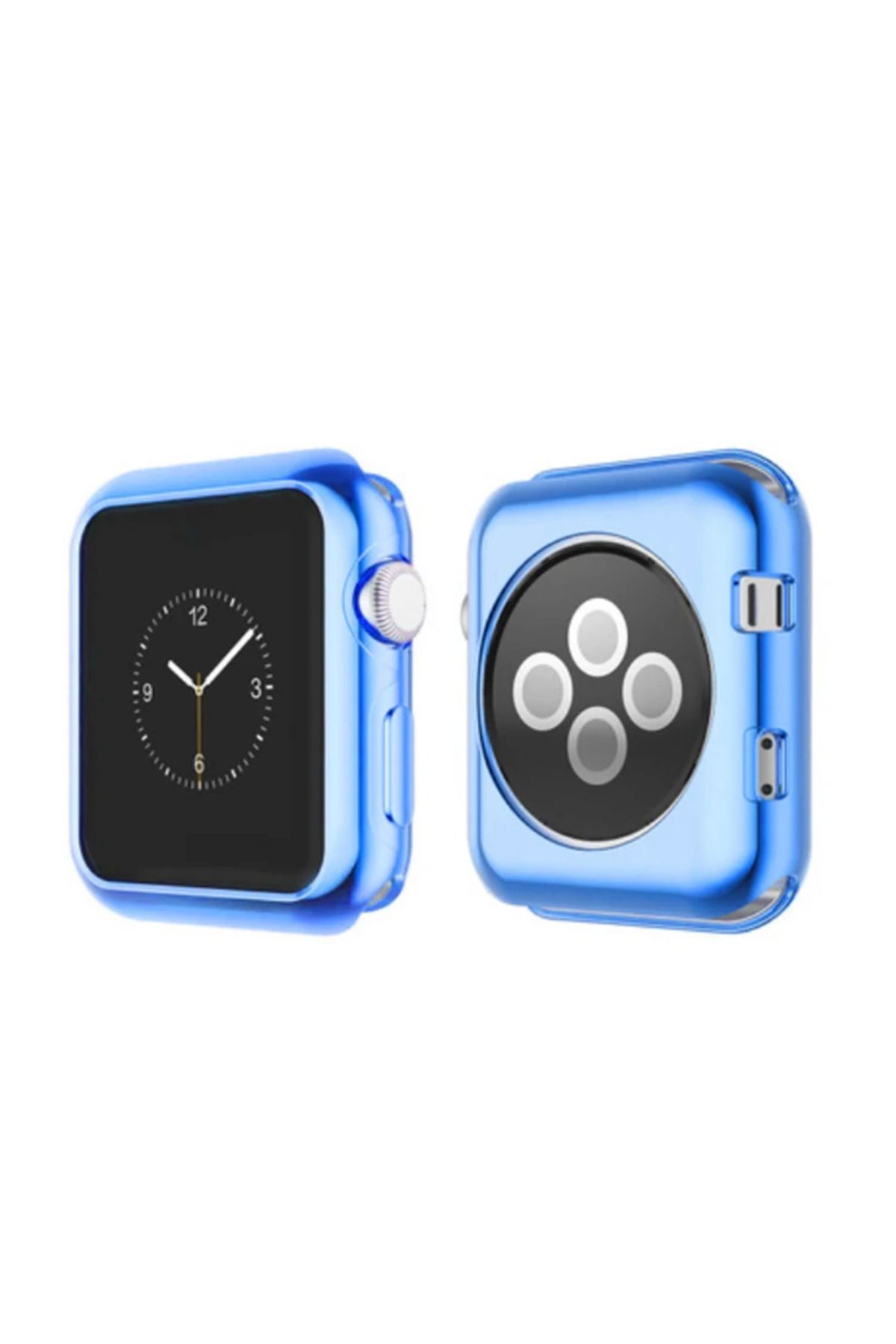 mudikonsept Ally Apple Watch İçin 42mm 123 Ultra Slim Parlak Bumper Tpu Kılıf-(5775) - MDE7674-6475