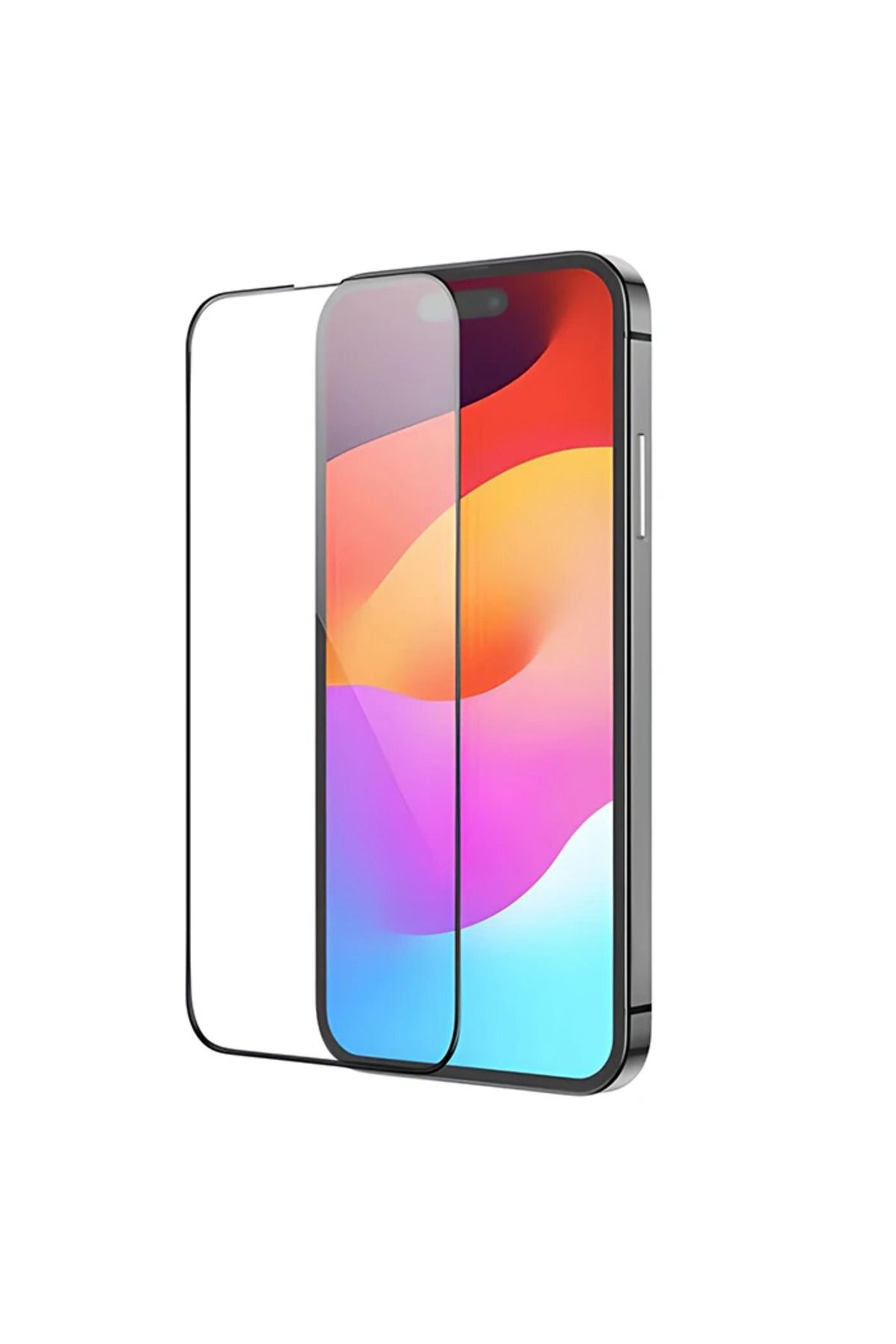 Marsilyan HOCO iPhone 15 Pro 5D Ful Tempered Kırılmaz Cam Ekran Koruyucu 25 Adet Set-(5775) - MCT3989-5241