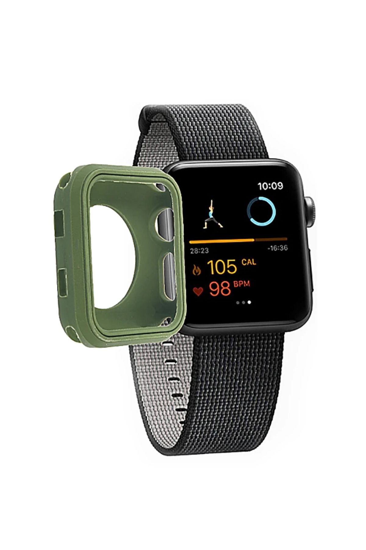 Marsilyan Ally Apple İwatch 42mm 23 Ultra Koruma Soft Silikon Kılıf-(5775) - MCT7953-1214
