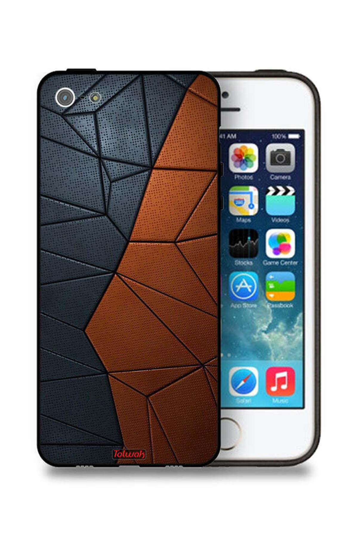 Tolwak-Apple iPhone 5/5s/SE Protective Case Pattern 1