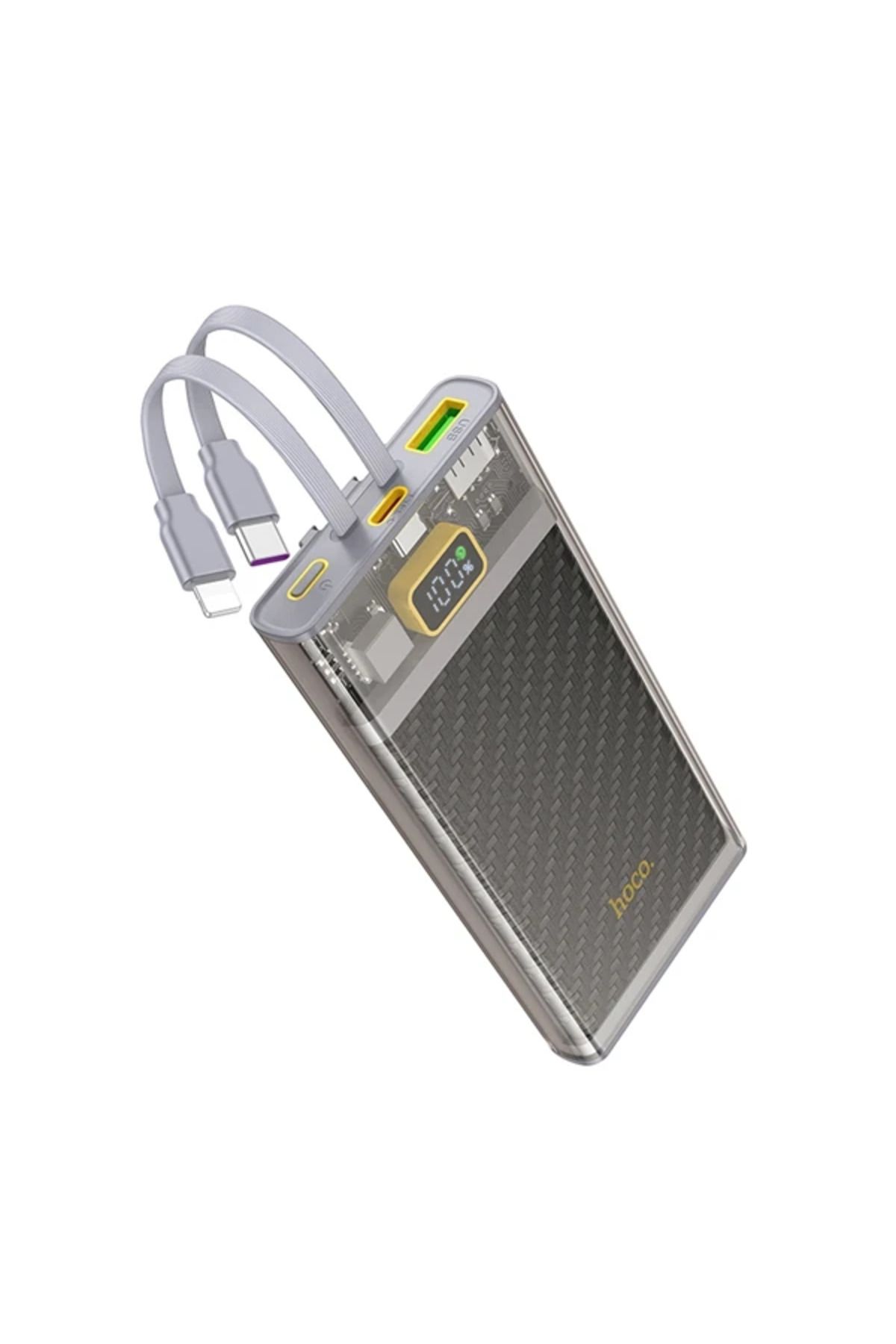 Marsilyan Hoco J104 Discovery Edition 22.5W 10000mAh Kablolu Powerbank-(5775) - MCT7601-7784