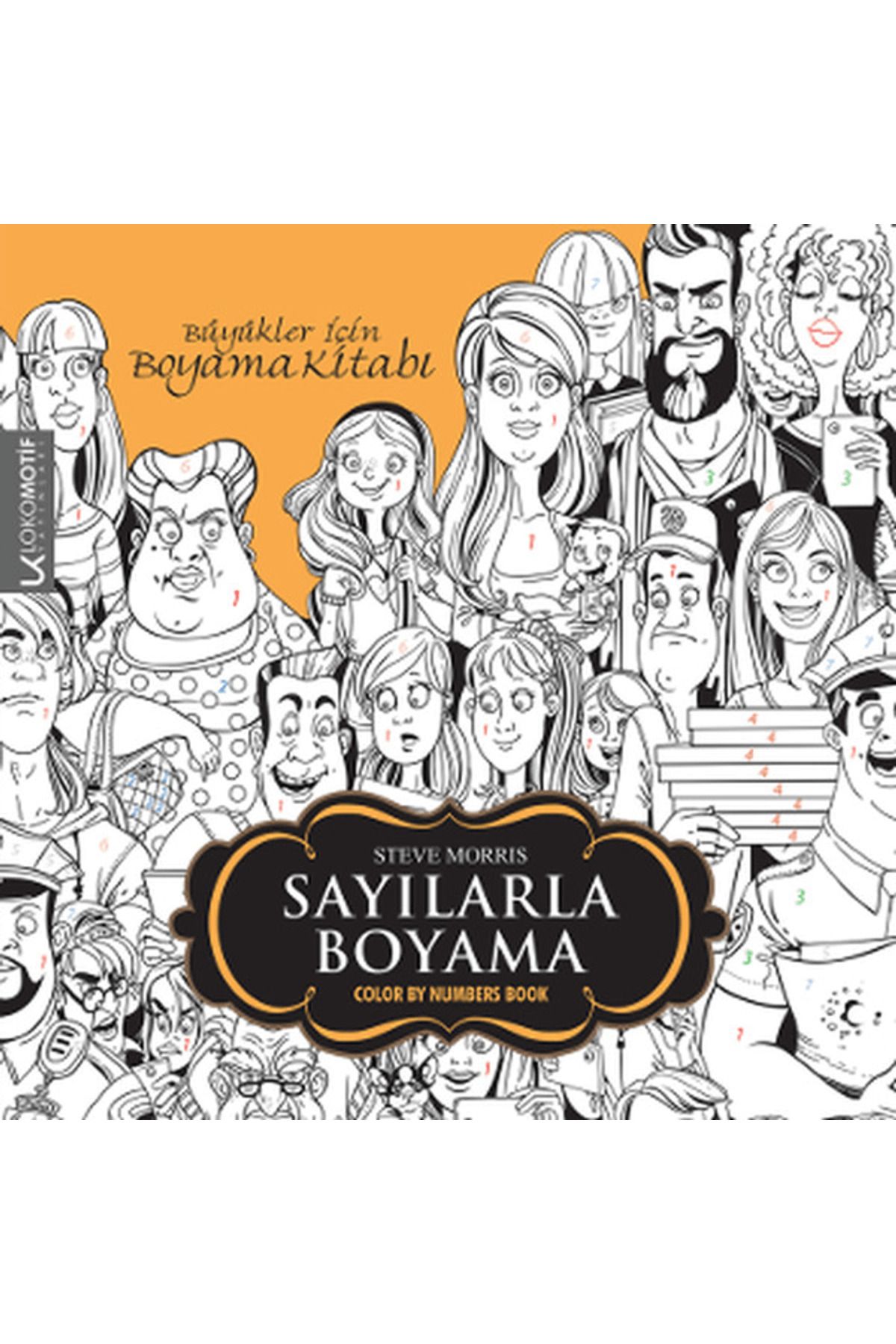 Piar Kids Büyükler İçin Boyama Kitabı - Sayılarla Boyama