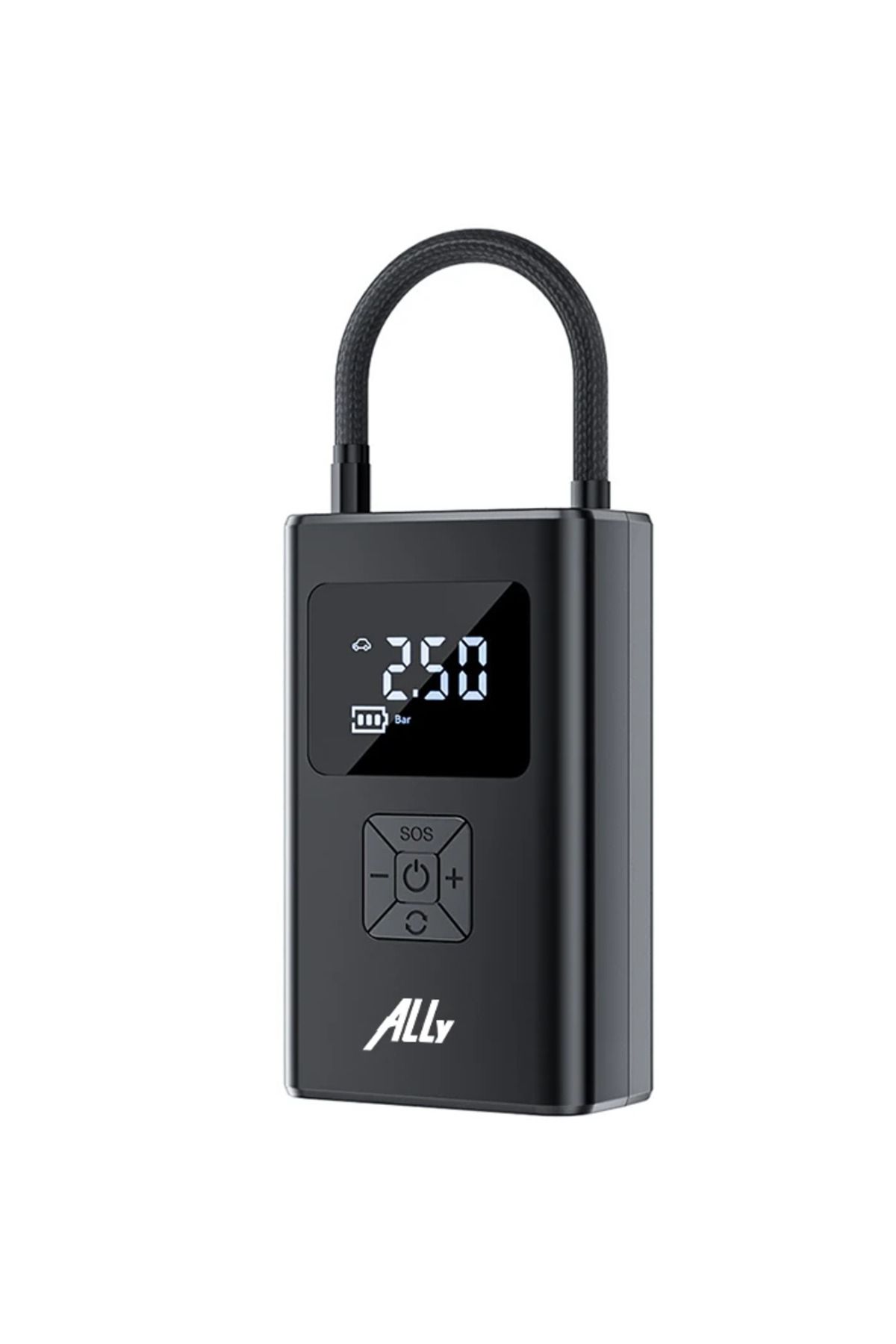 mudikonsept ALLY ST-5522 Şarjlı lastik şişirme hava kompresör pompası 12V LED ışıklı-( - MDE2008-1928