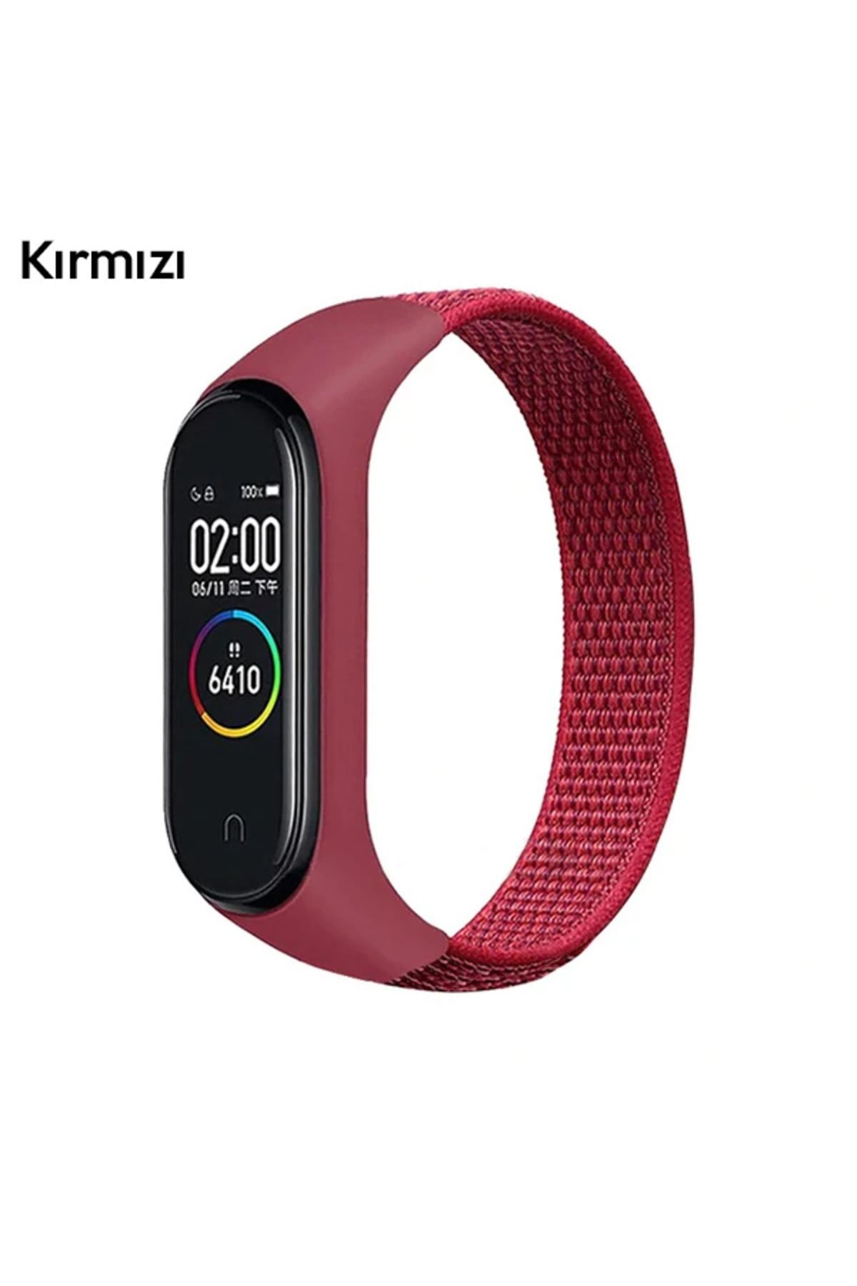 demila Xiaomi Mi Band 5-4-3 Nylon Kayış Kordon-(5775) - MLA7167-3342