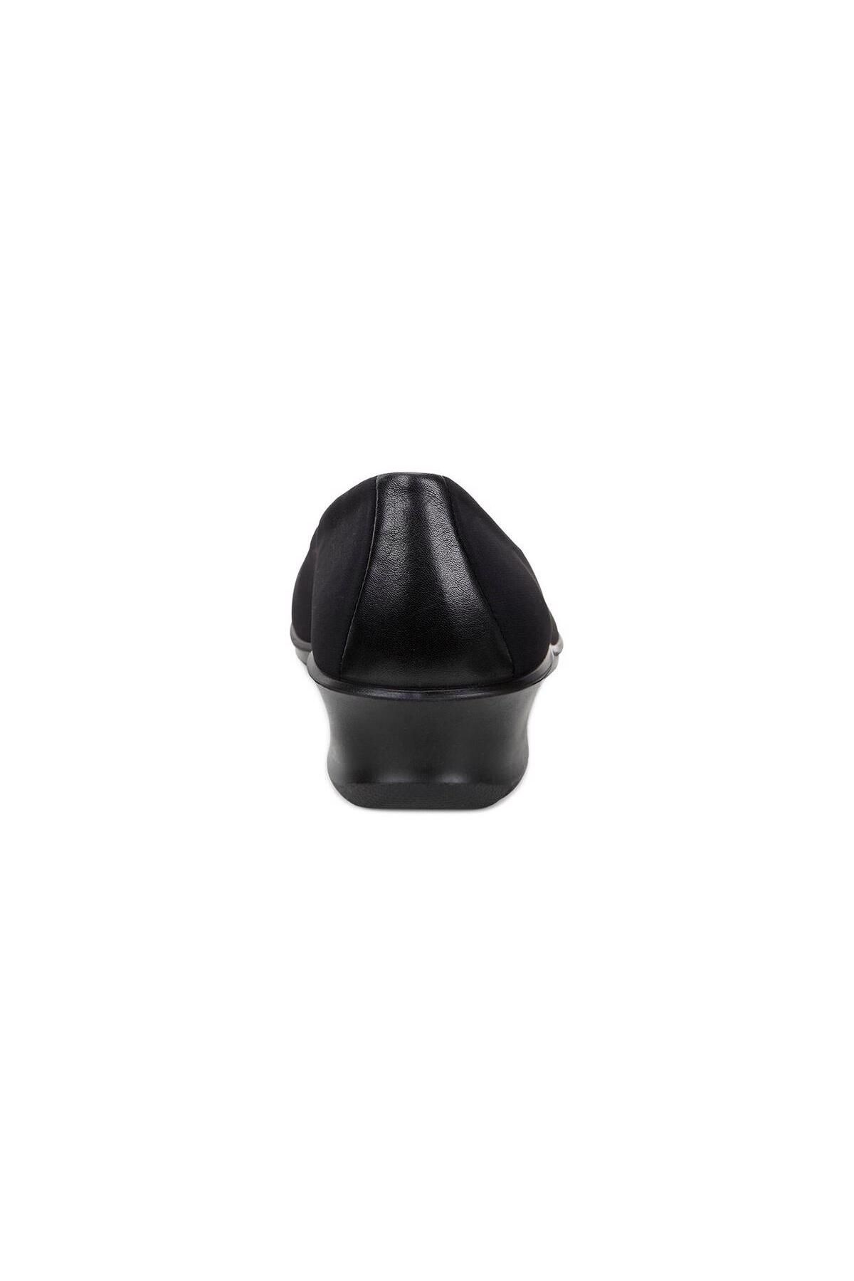 Ecco-Felicia Black/Black Textile/Feather 3