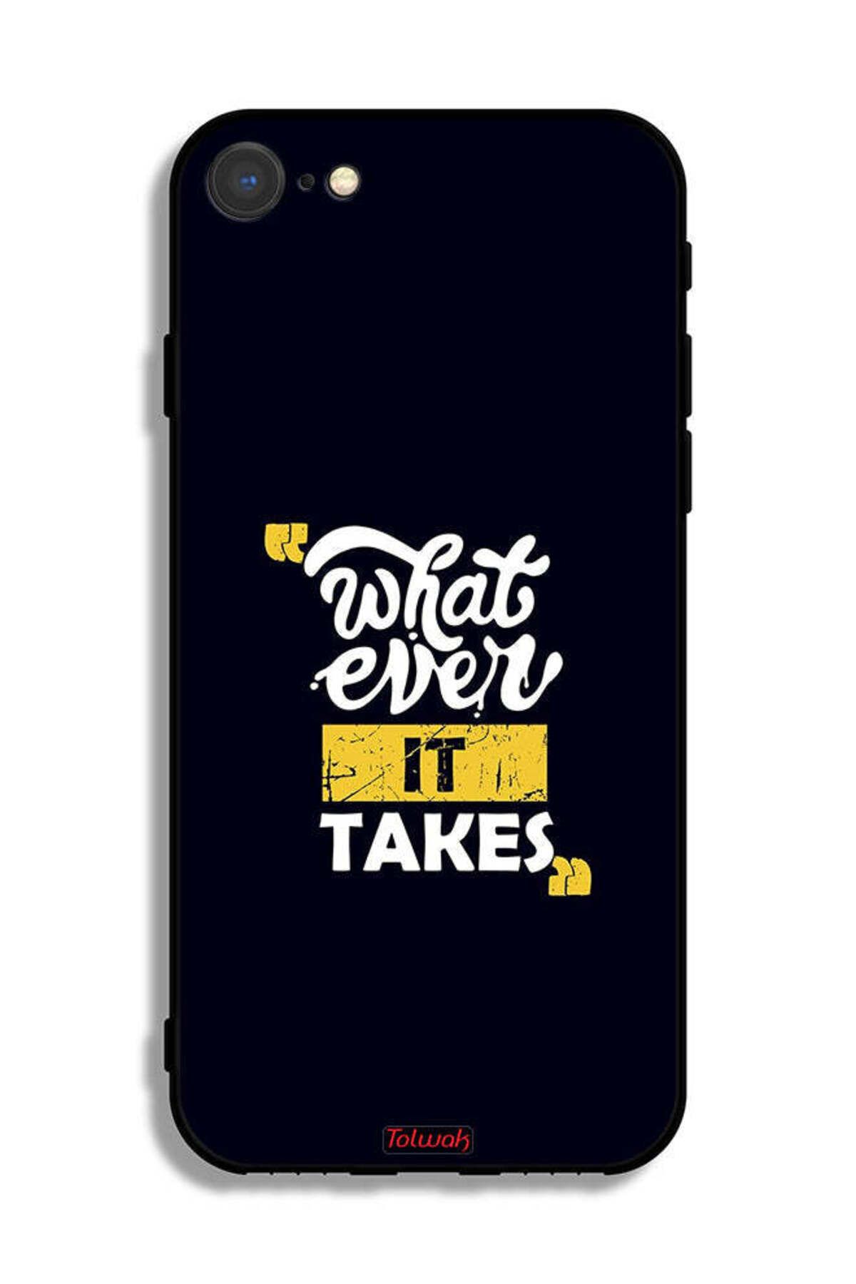 Tolwak-Apple iPhone SE (2020) Protective Case Whatever It Takes 2