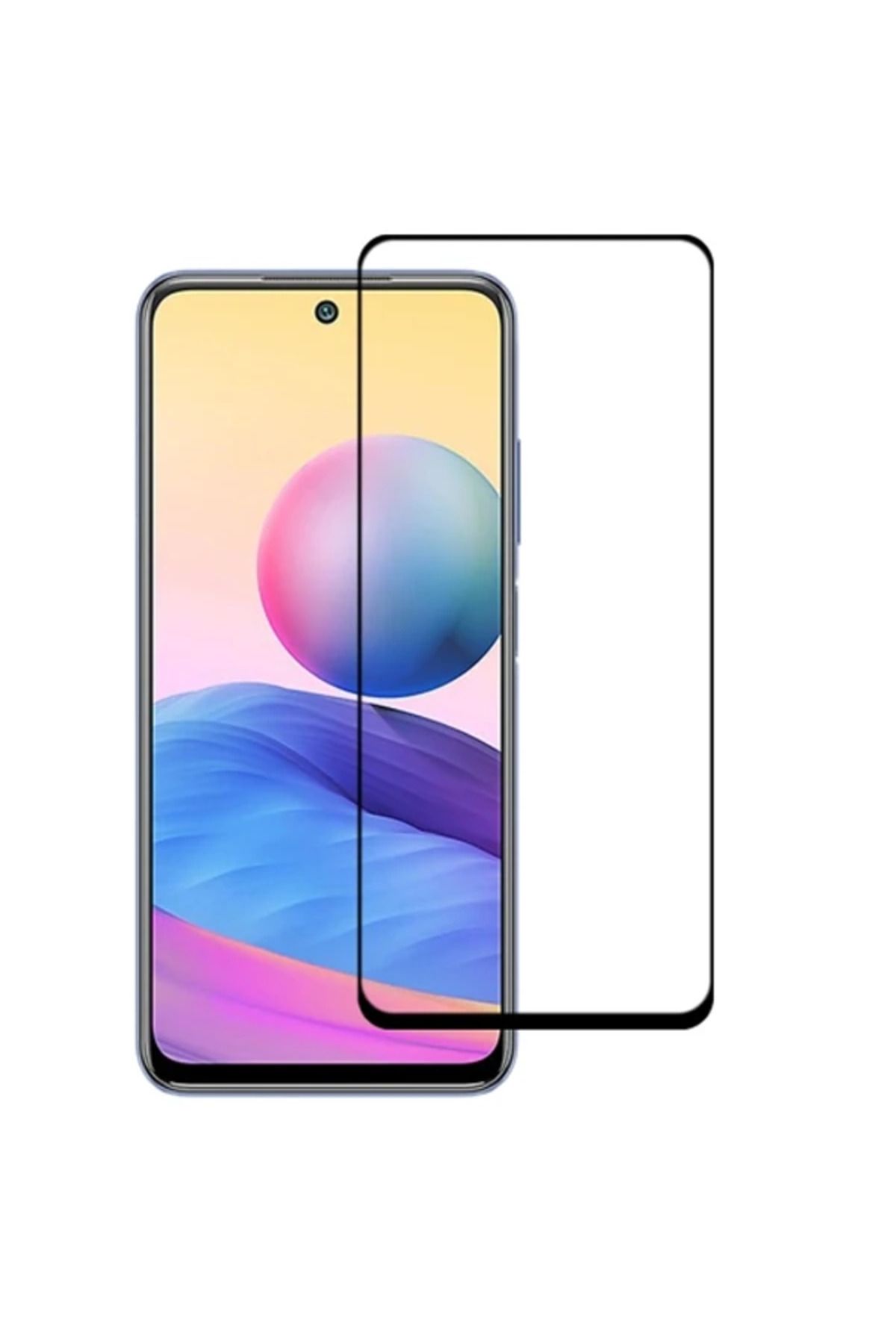 Notcraft Xiaomi Redmi Note 10 Full Glue Full Kaplama Tempered Cam Ekran Koruyucu-(5775) - NOTFRAFT7470-8687