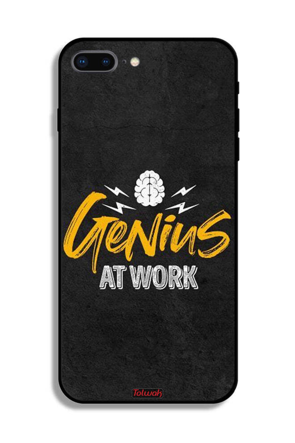 Tolwak-Apple iPhone 8 Plus Protective Case Genius At Work 2