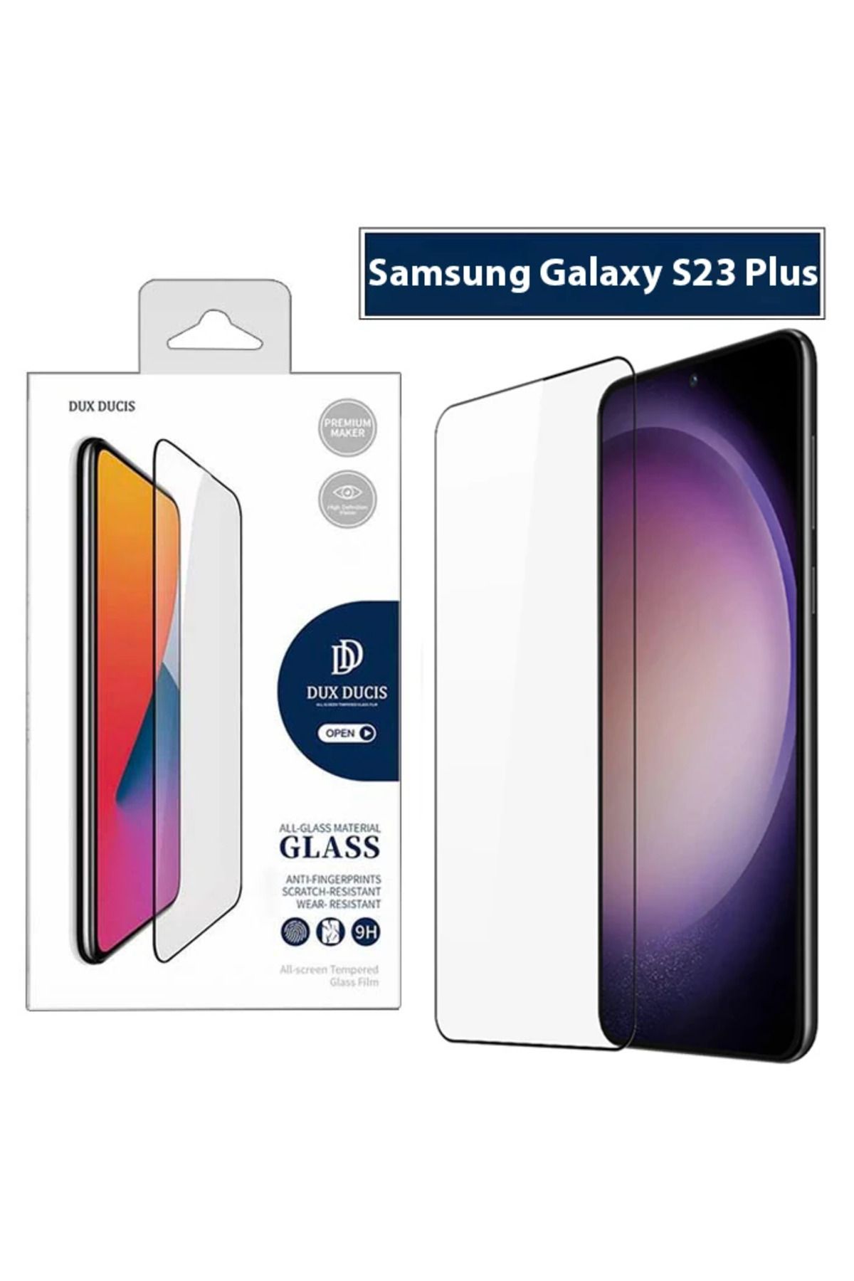 LaCend Dux Ducis SM Galaxy S23 Plus Full Kaplama Cam Ekran Koruyucu-(5775) - LC9975-7595