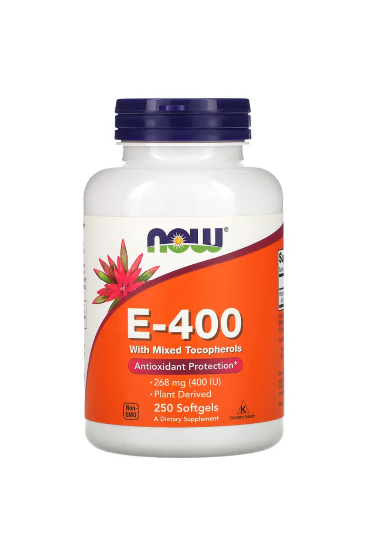Now Foods , E-400 with Mixed Tocopherols, 268 mg (400 IU), 250 Softgels