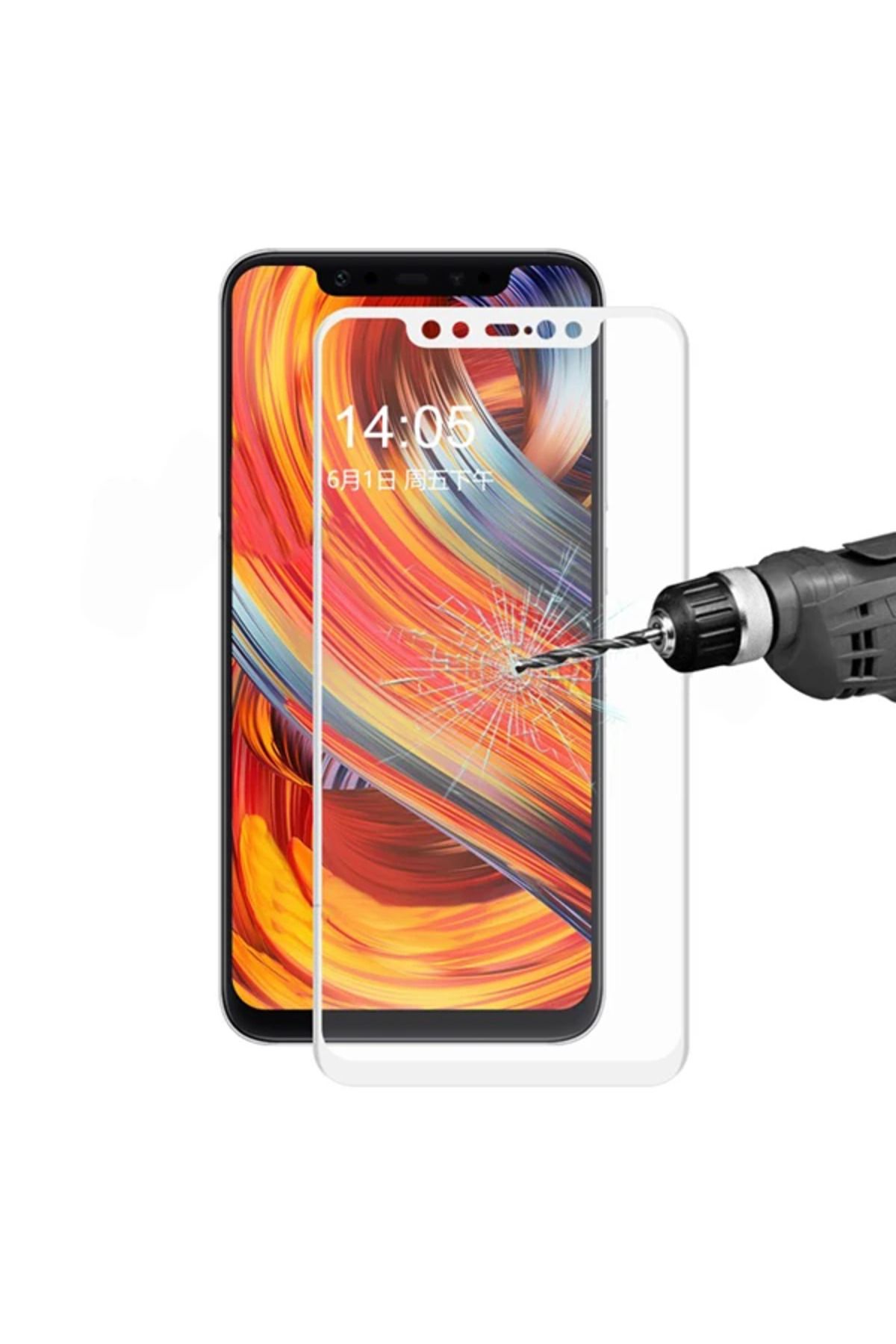 Draco Xiaomi Mi 8 Full Kaplama Kırılmaz Cam Ekran Koruyucu-(5775) - DRCO2444-1024