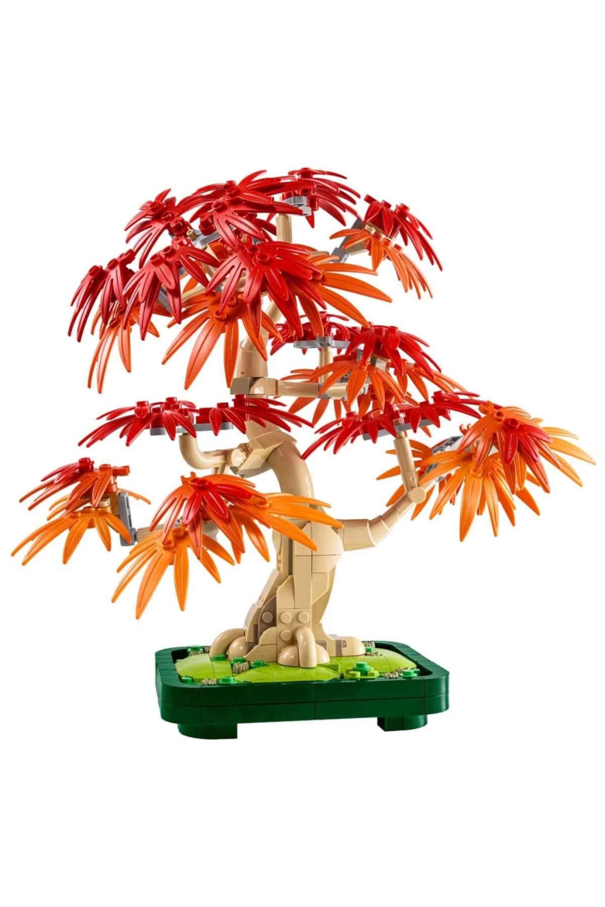 NW NessiWorld Nessiworld LEGO Botanicals Japon Kırmızı Akçaağaç Bonsai Ağacı 10348