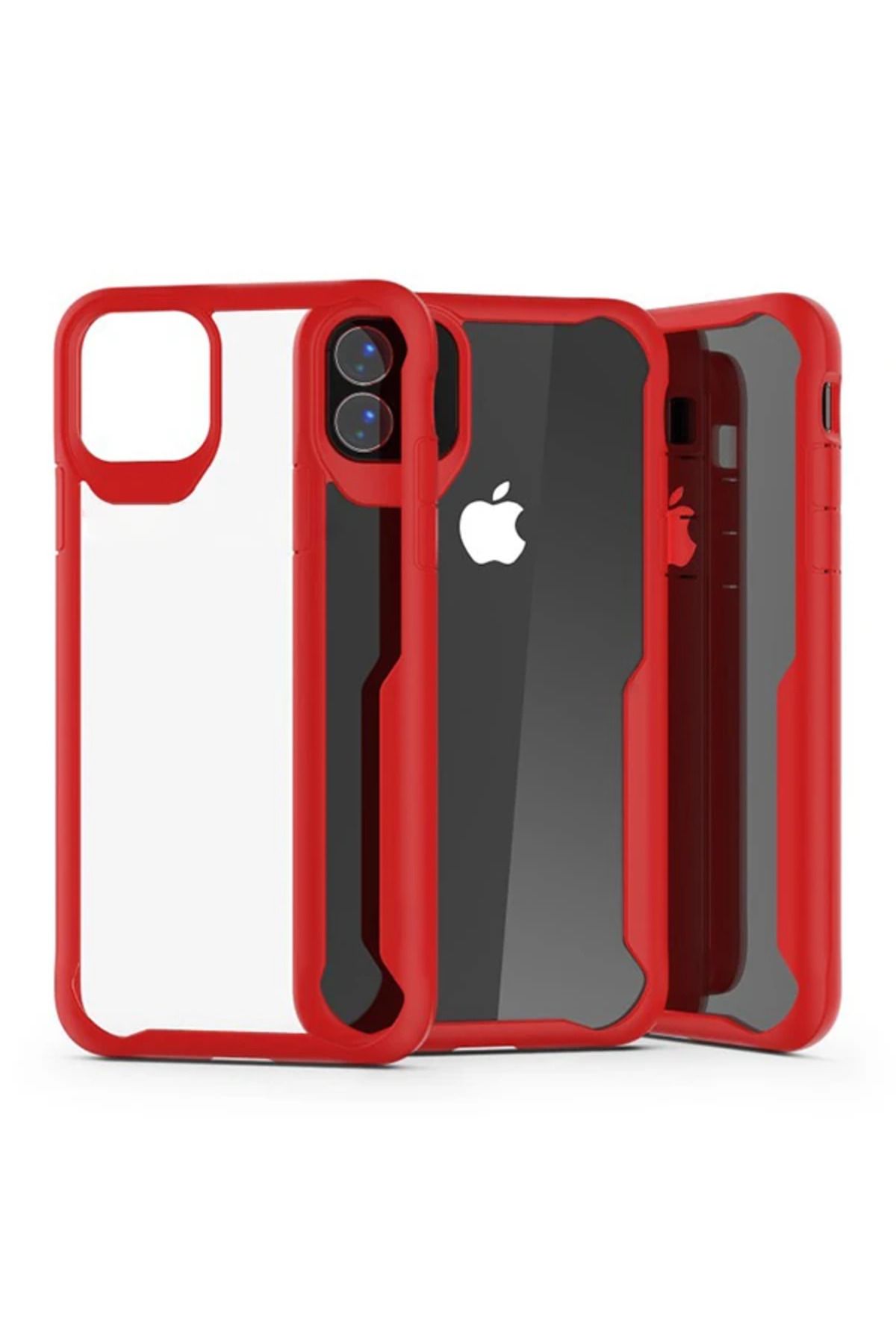 demila İPhone 11 Pro Max 6.5 İnch Shock Absorption PC+TPU Darbe Emici Kılıf-(5775) - MLA8592-7999