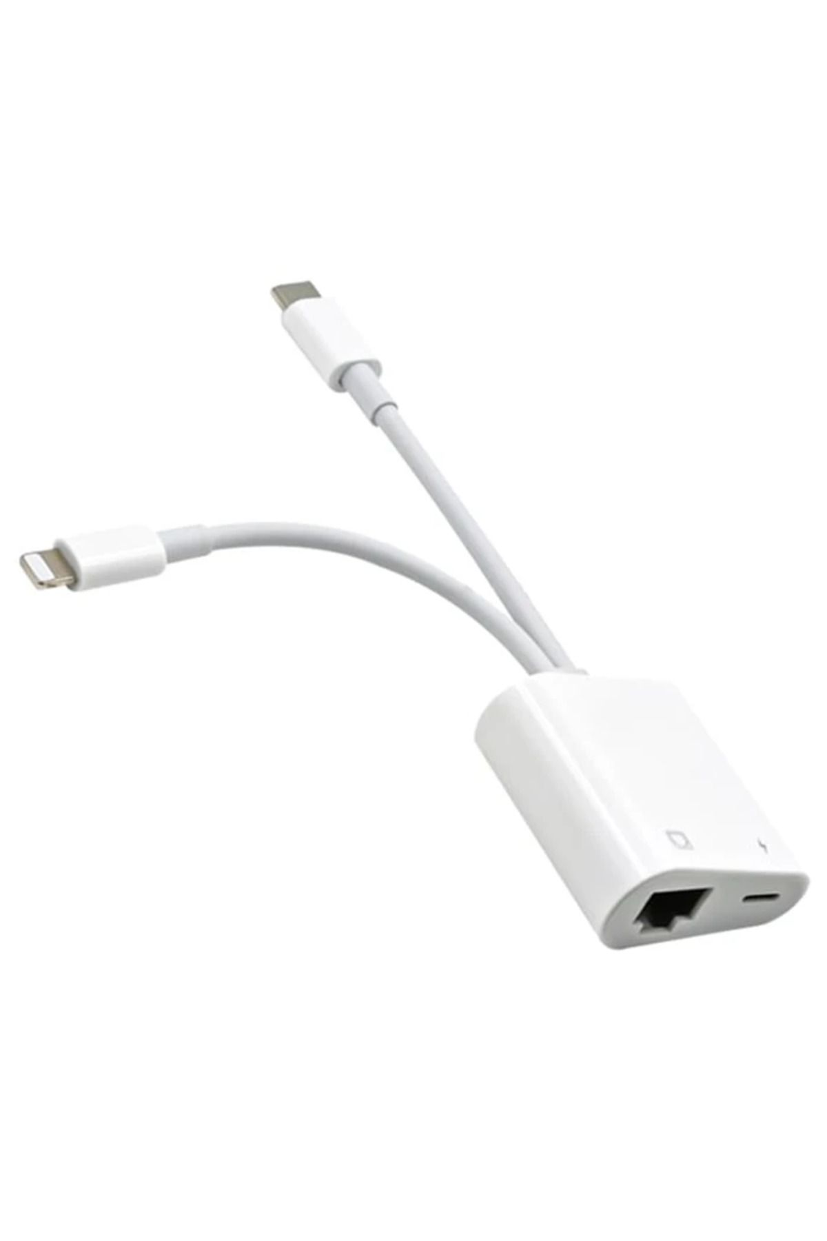 mycarmella ALLY Type-C To Lightning RJ45 Dönüştürücü Adaptör Ethernet Kablosu-(5775) - VHT5253-9982