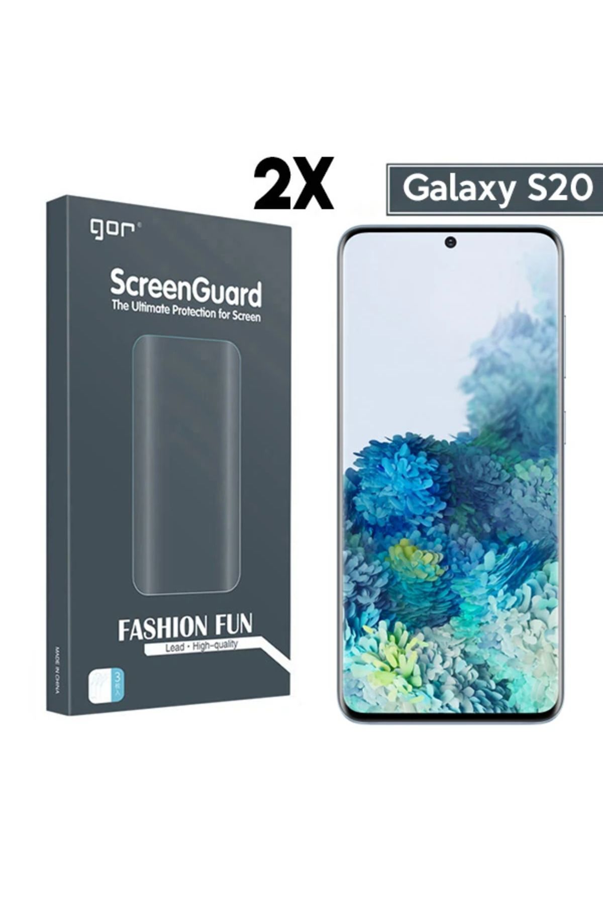 ChenSea Galaxy S20 3D Kavisli Full Ekran Koruyucu 2 Adet Set-(5775) - Uyumlu