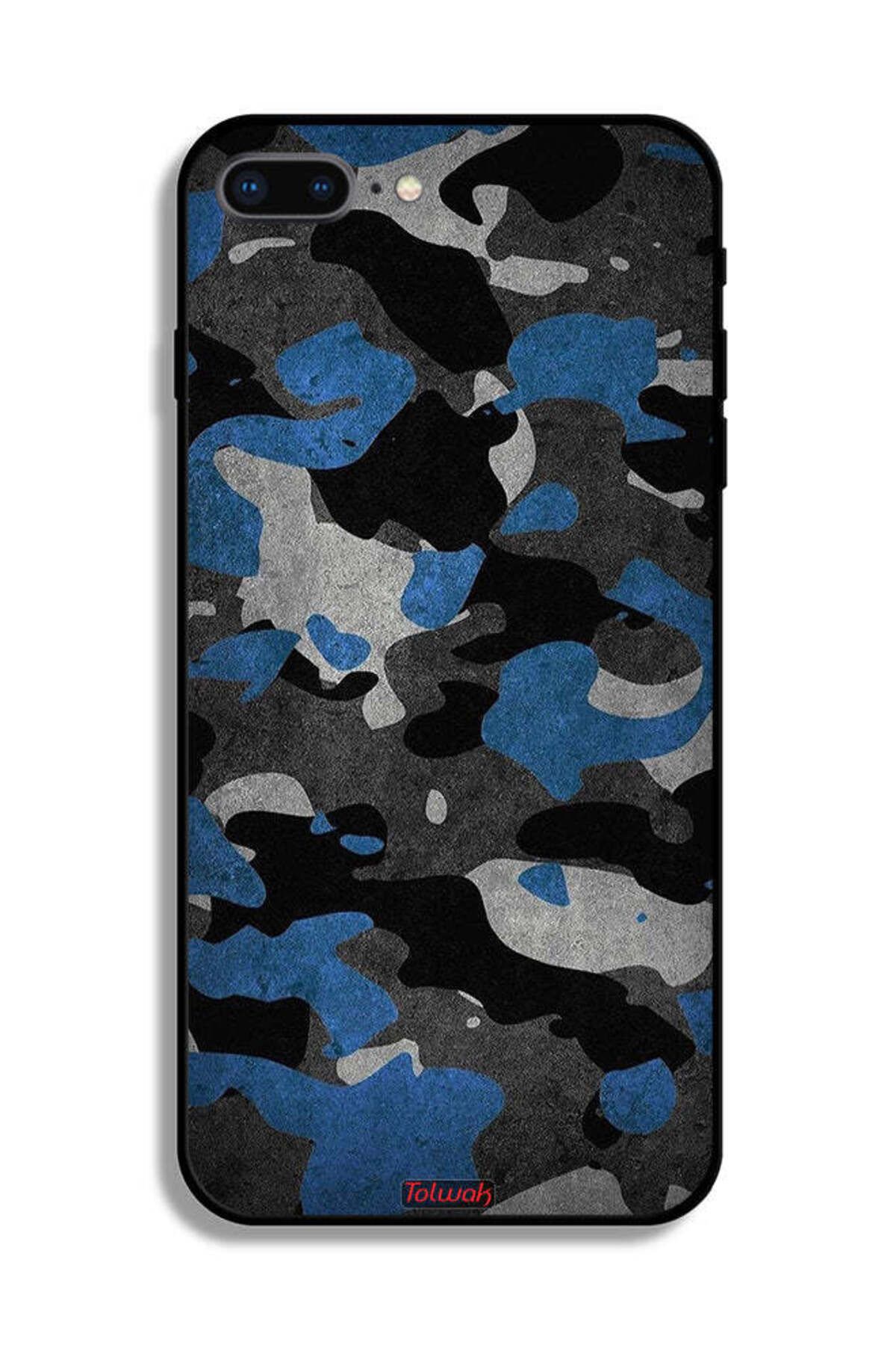 Tolwak-Apple iPhone 7 Plus Protective Case Camouflage Pattern 2