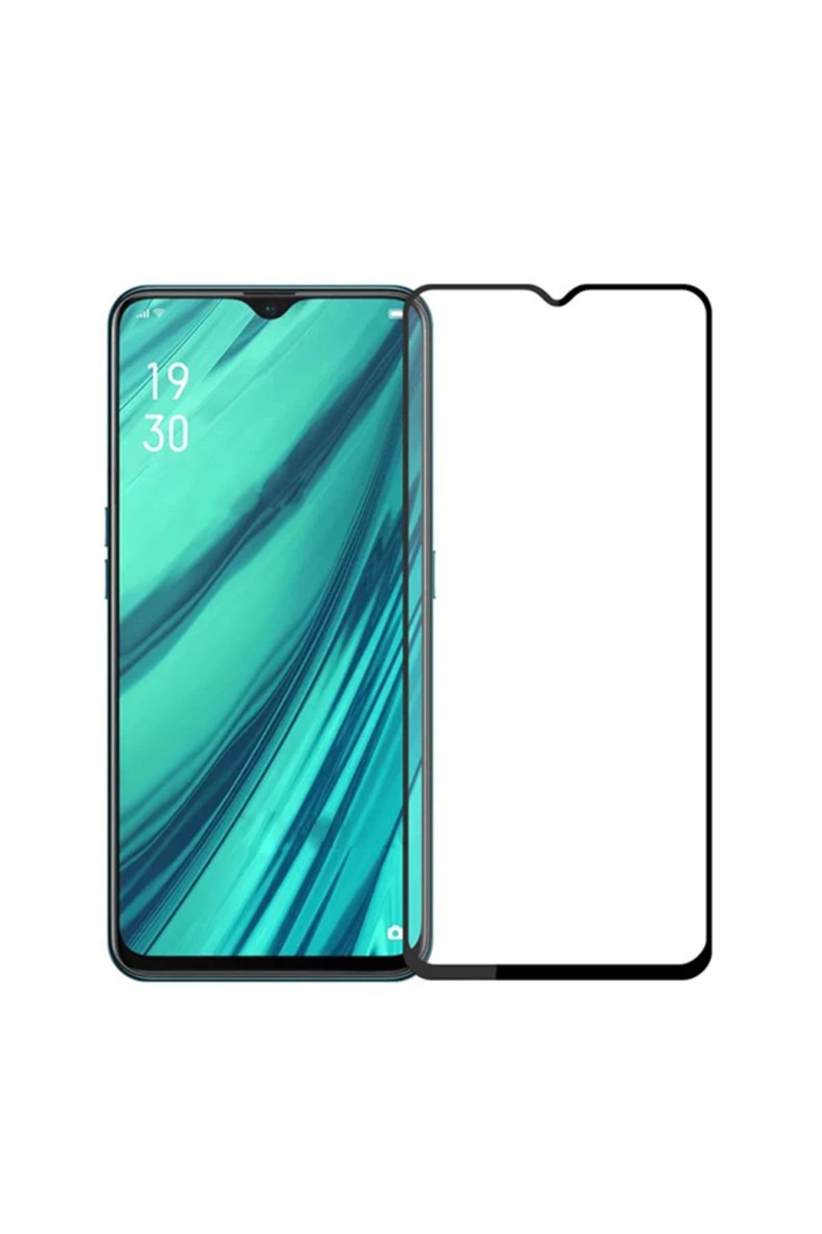 Marsilyan OPPO A9/A5 (2020)/A11x 3D Full Tempered Kırılmaz Cam Ekran Koruyucu-(5775) - MCT7425-7059