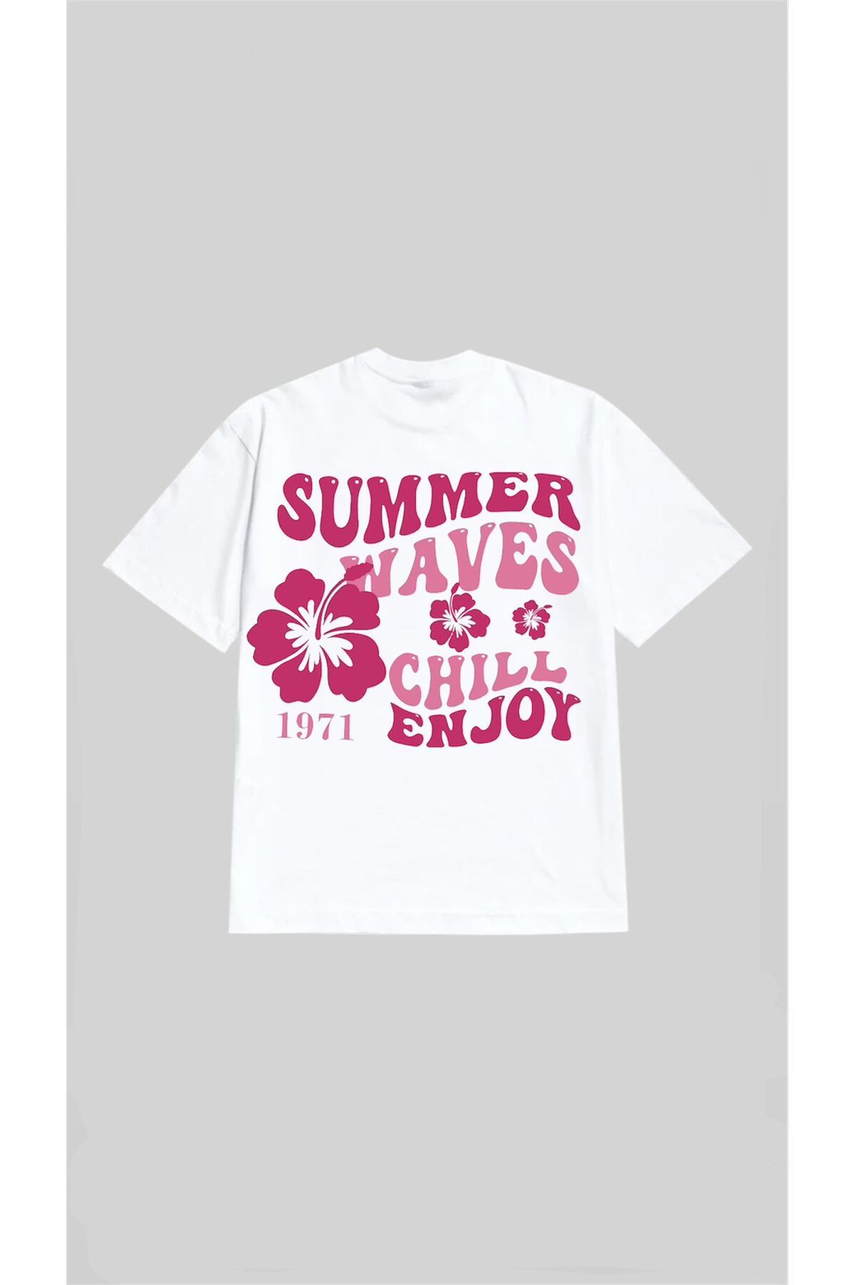 StreetSize Oversize kadın summer baskılı Tshirt