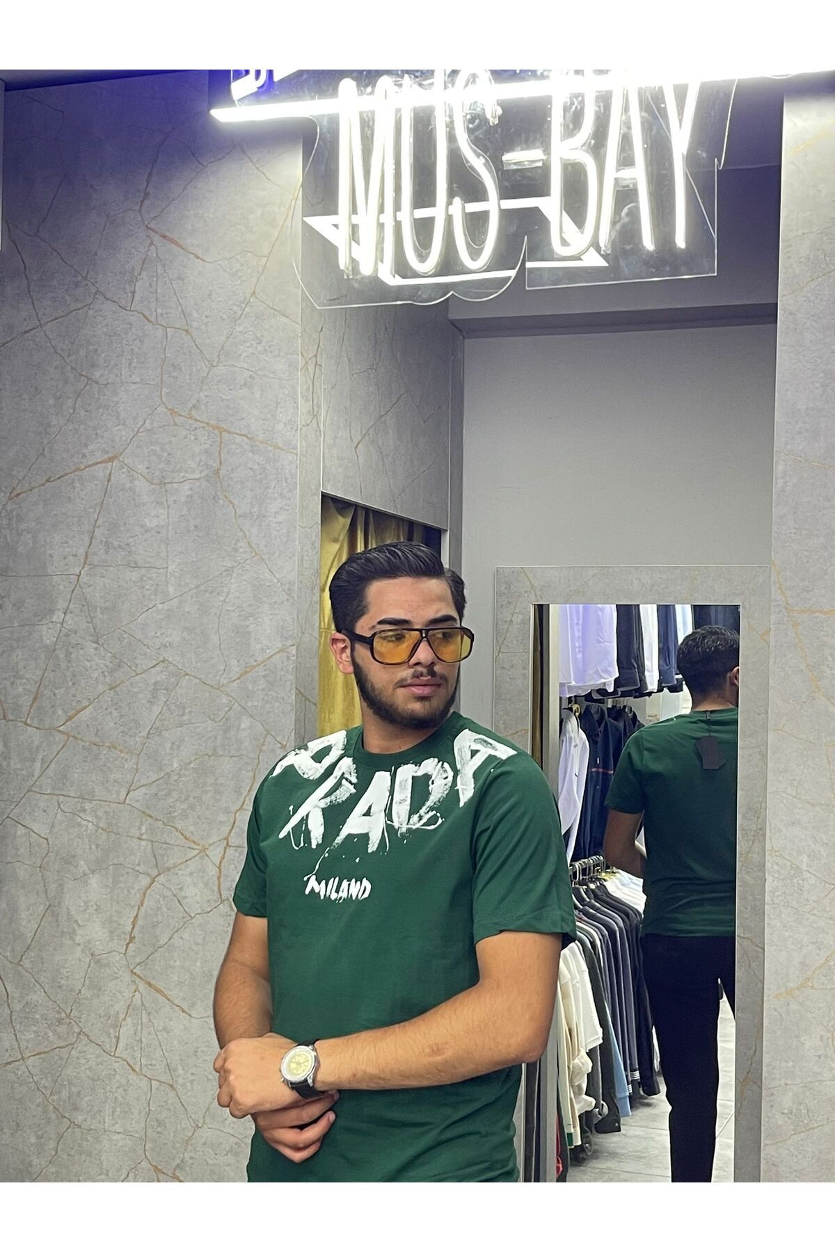 MUSBAY A+++ Kalite Pamuk T-shirt