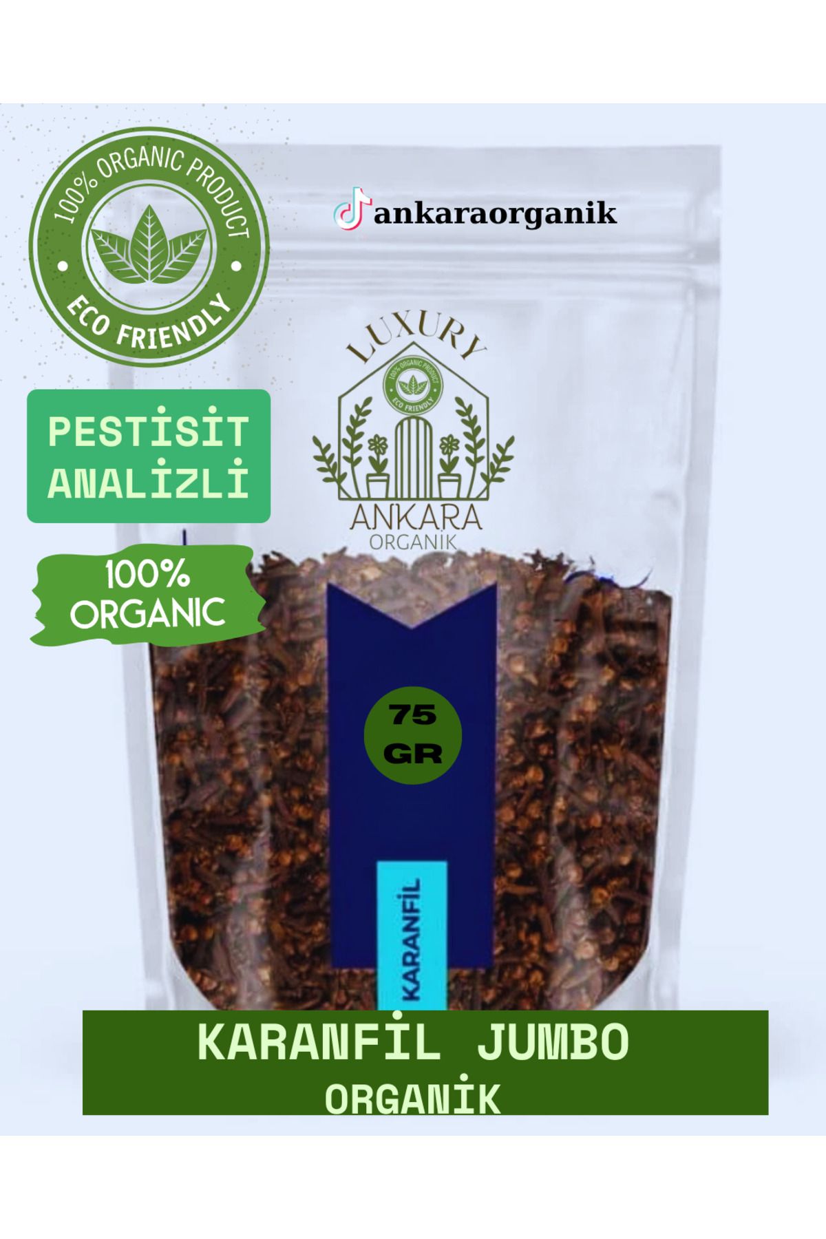 Ankara Organik Karanfil Jumbo Organik 75GR