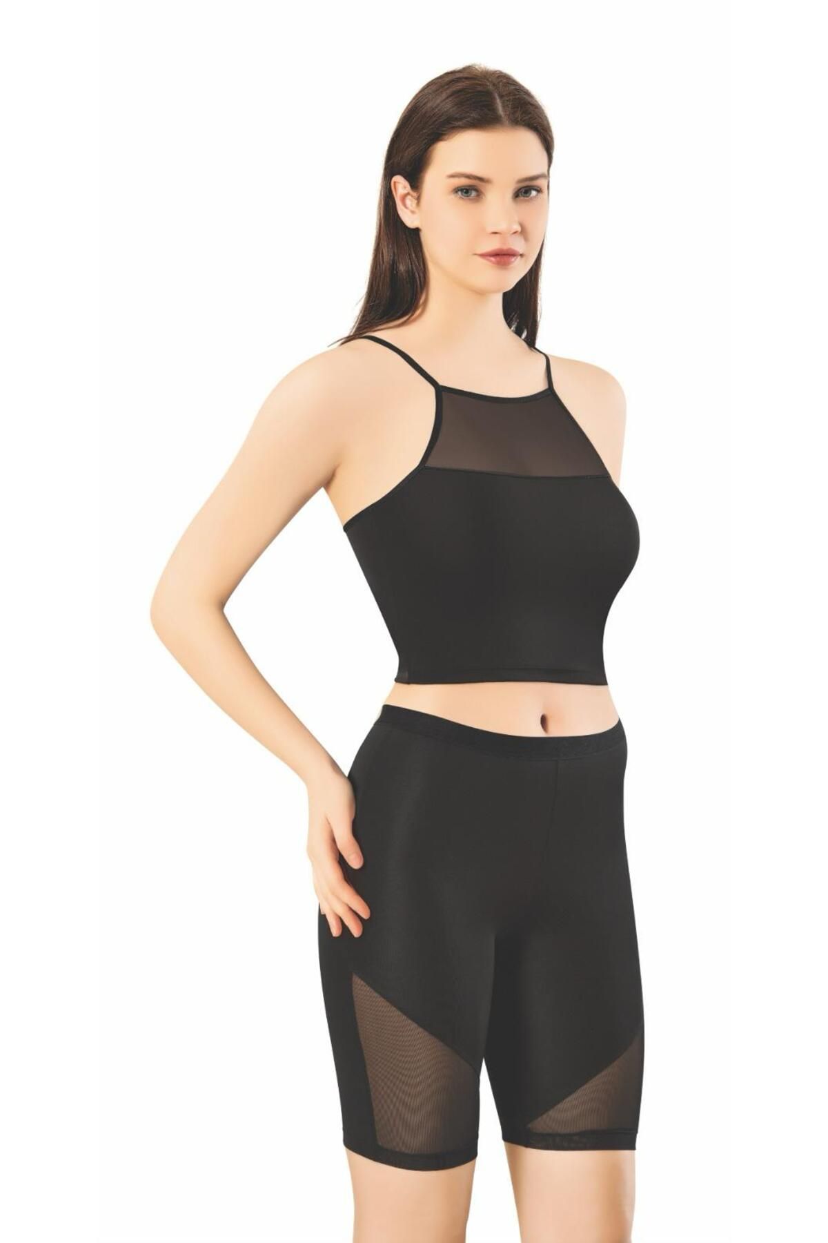 Gizem iç giyim TAYT VE CROP TAKIM SÜPER KALİTE