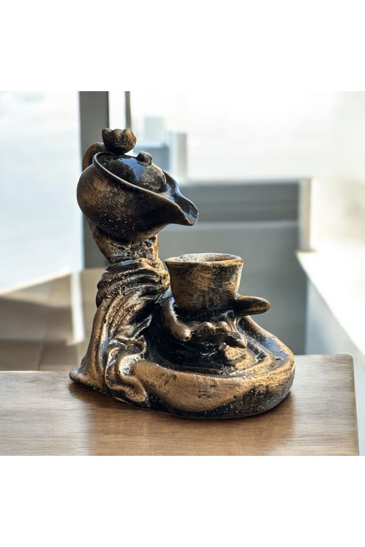 Peramari Dekoratif Polyester Tütsülük Biblo Gold Eskitme