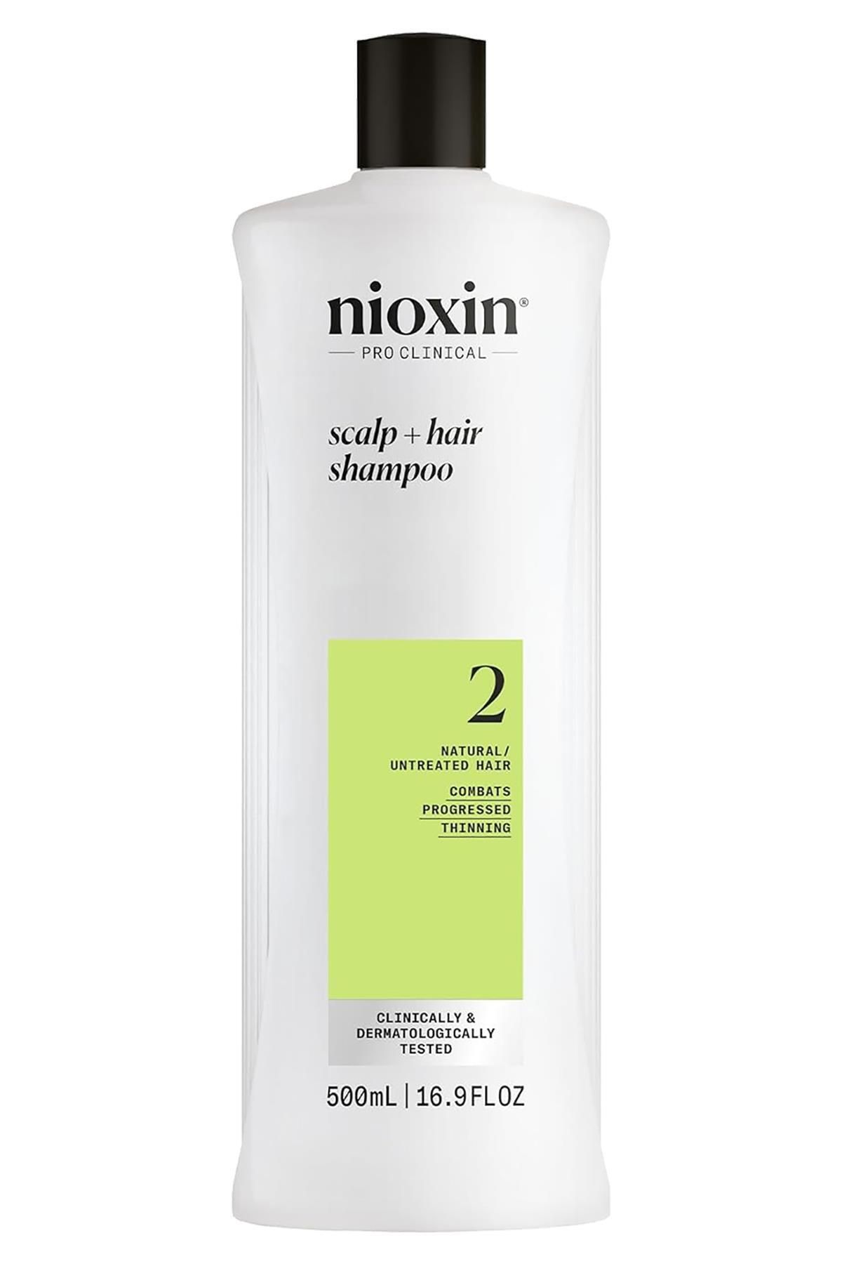 Nioxin System 2 Şampuan - İşlem Görmemiş Yoğun İnce Saçlar İçin Kalınlaştırıcı Bakım 500ML