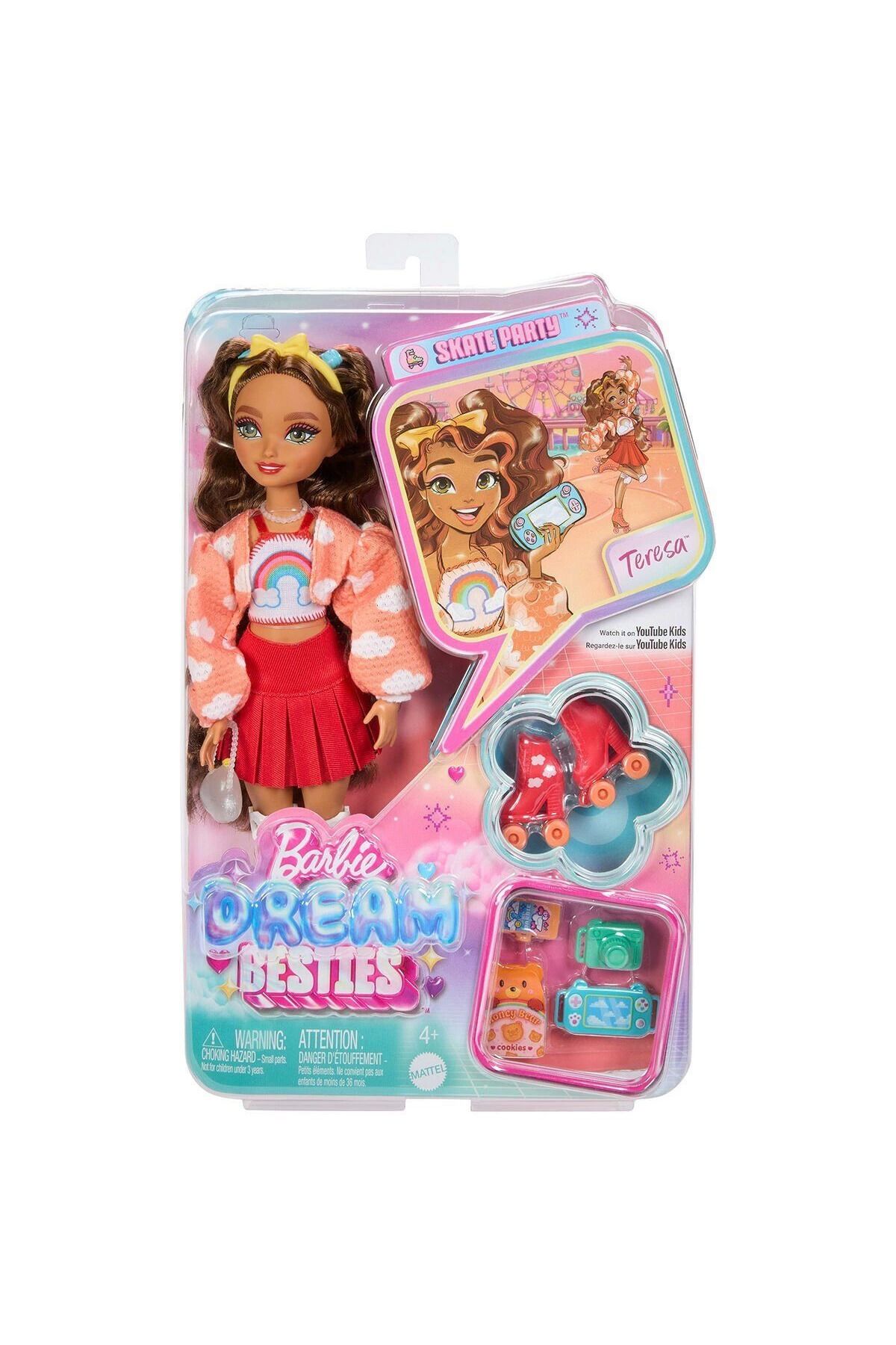 Modafiks JFX98 Teresa - Dream Besties Paten Partisi Teresa Bebek ve Aksesuarları