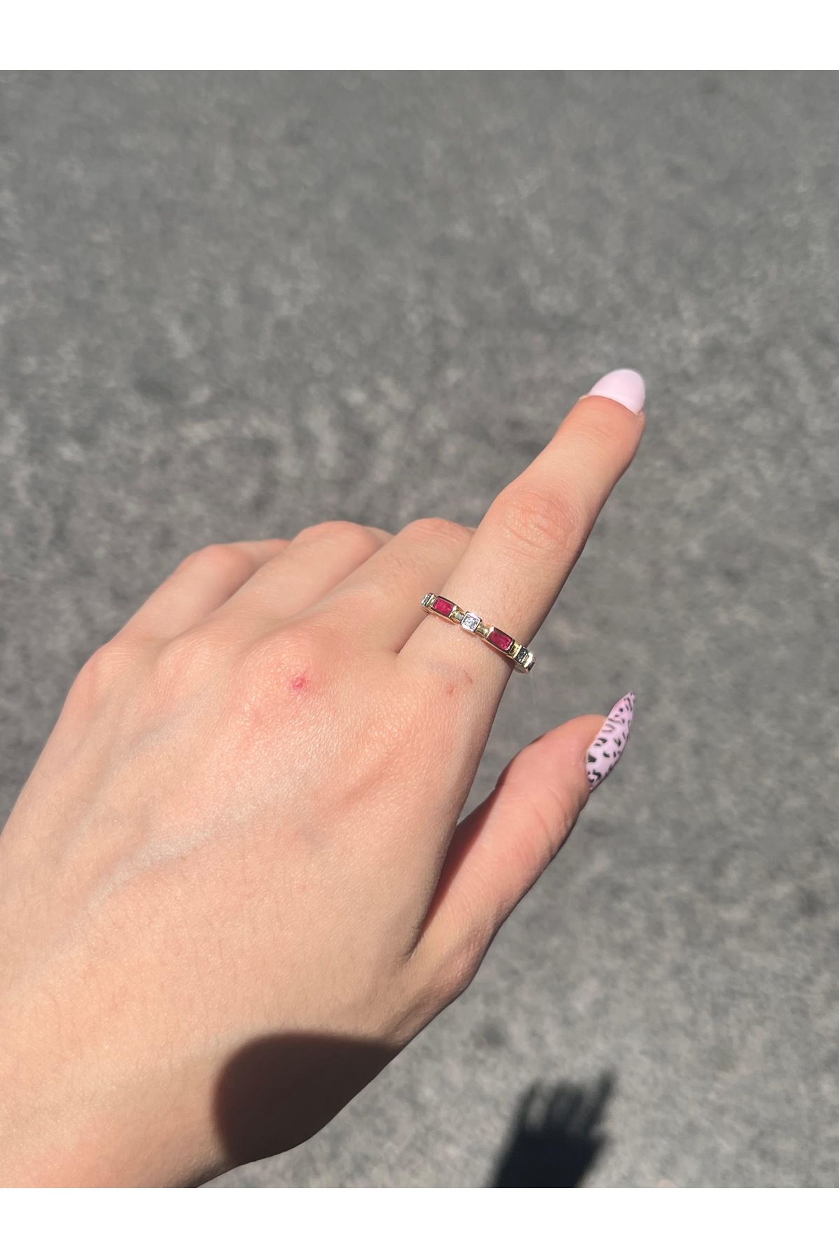 shop Pembe Taşlı Yüzük