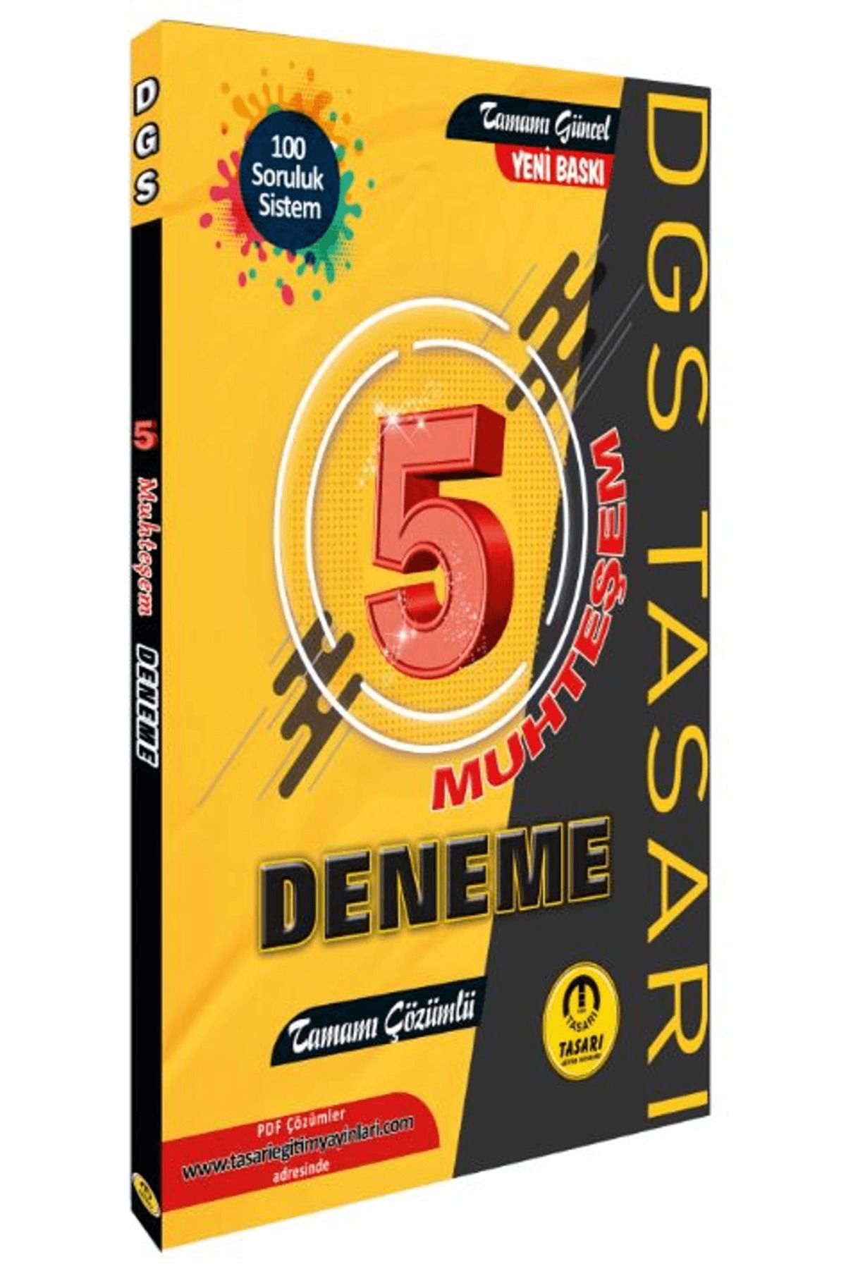 tasarı eğitim yayınları DGS 5 Muhteşem Çözümlü Deneme