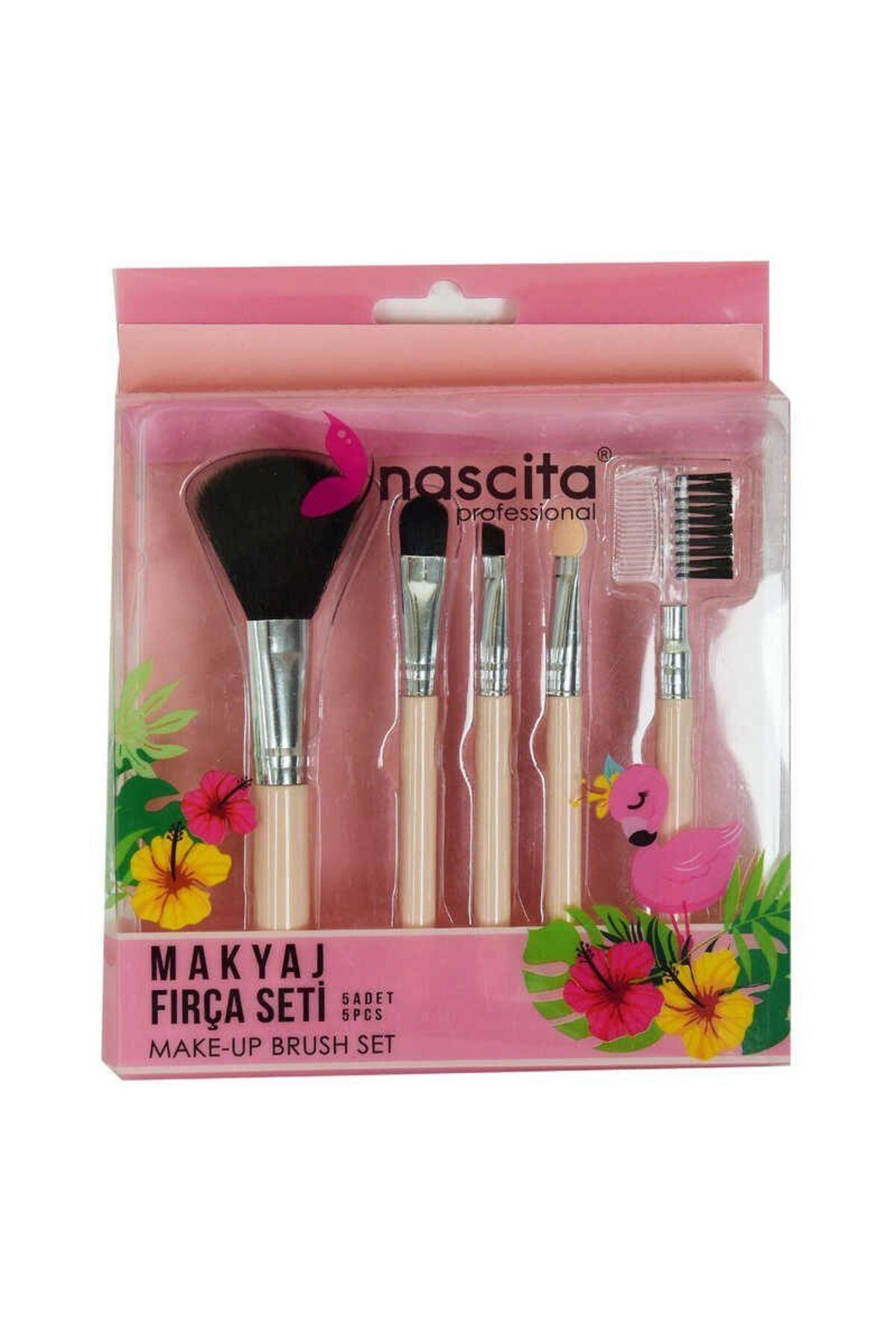 S PAZARIM Makyaj Fırça Seti 5 Li Make-Up Brush Set Professional