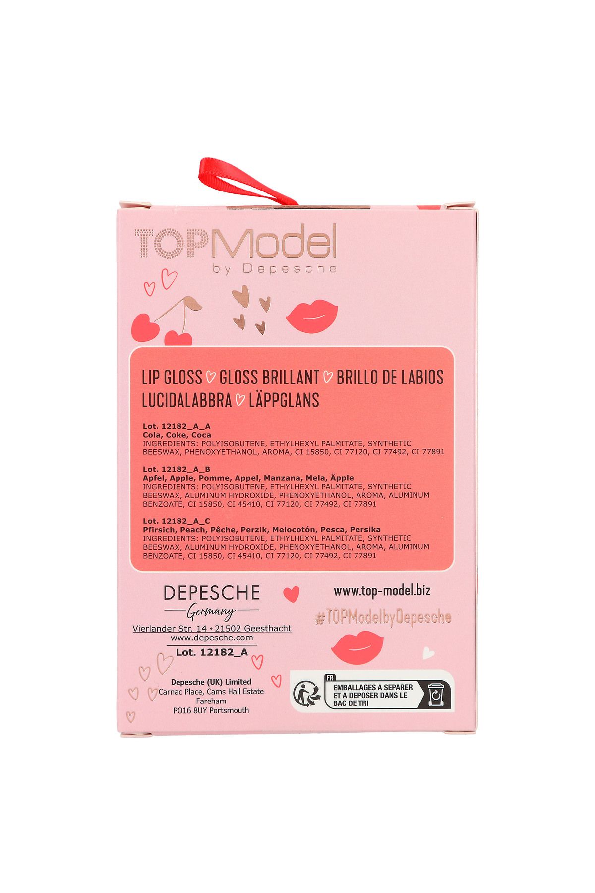 Top Model-TOPModel Lip Gloss Set 4