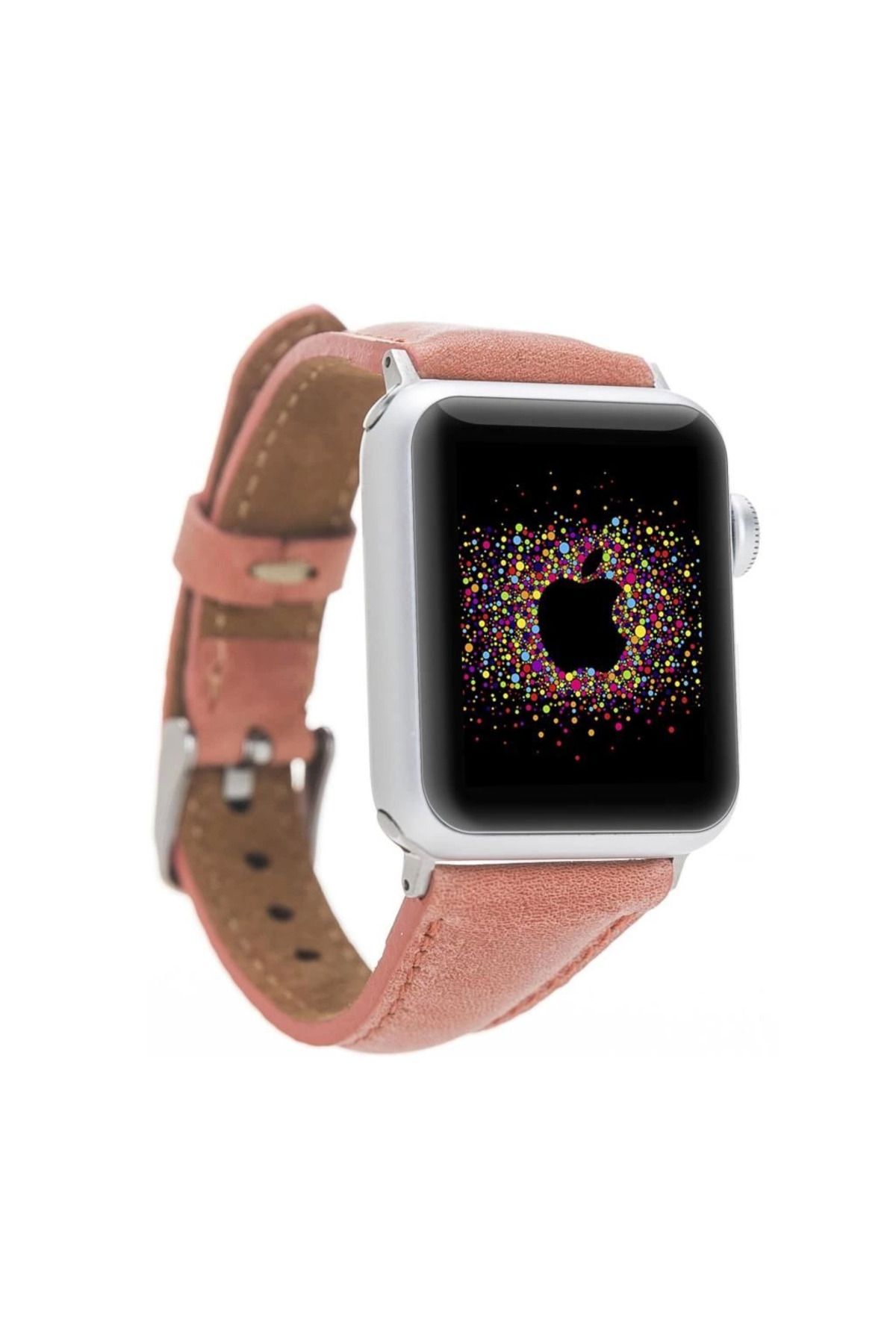 Vemora Apple Watch Uyumlu Deri Kordon 42-44-45mm Slim G17