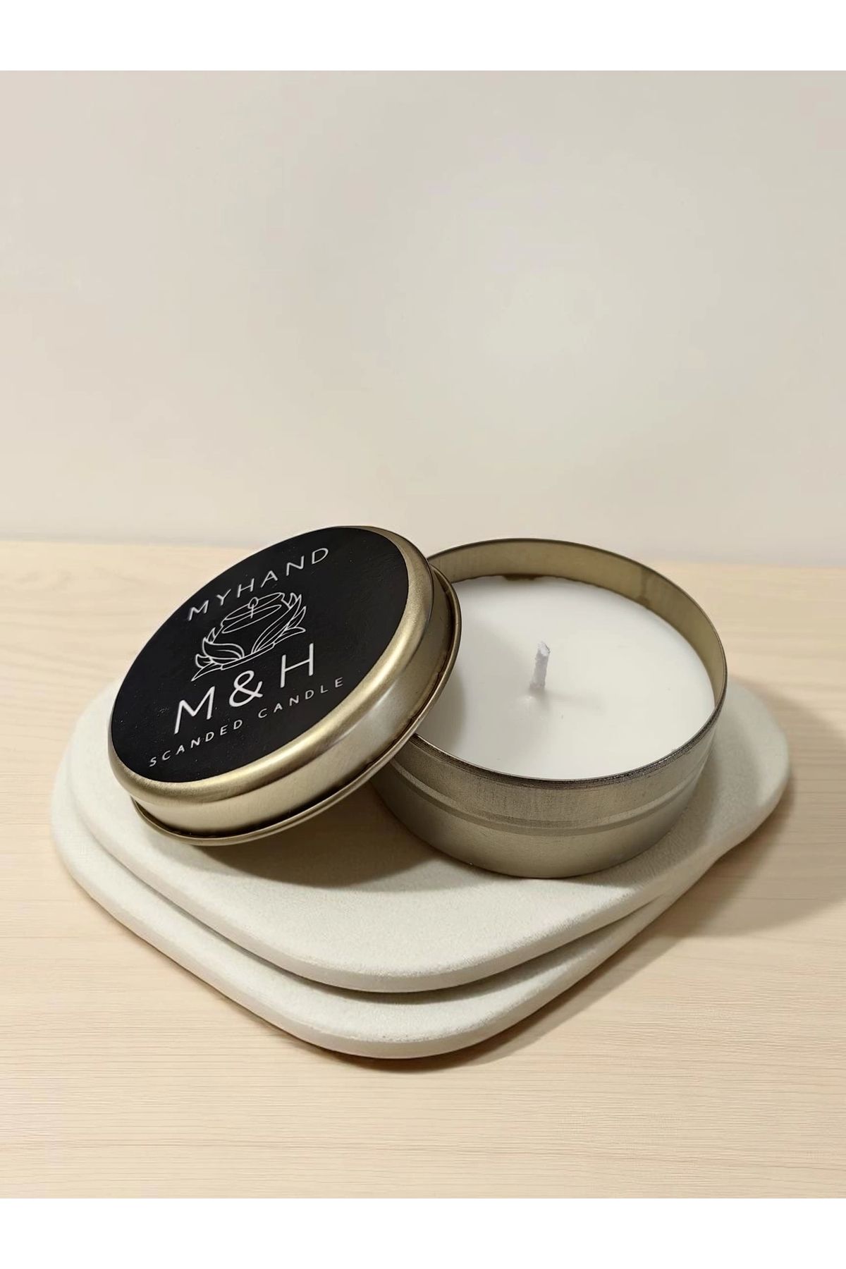 MyBru MyHand Soyawax Gold Teneke Lady Musk Esans Kokulu Mum 60 Gr