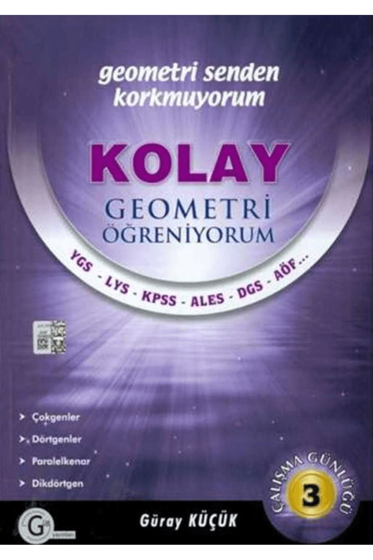Gür Yayınları Kolay Geometri Öğreniyorum - Çalışma Günlüğü 3