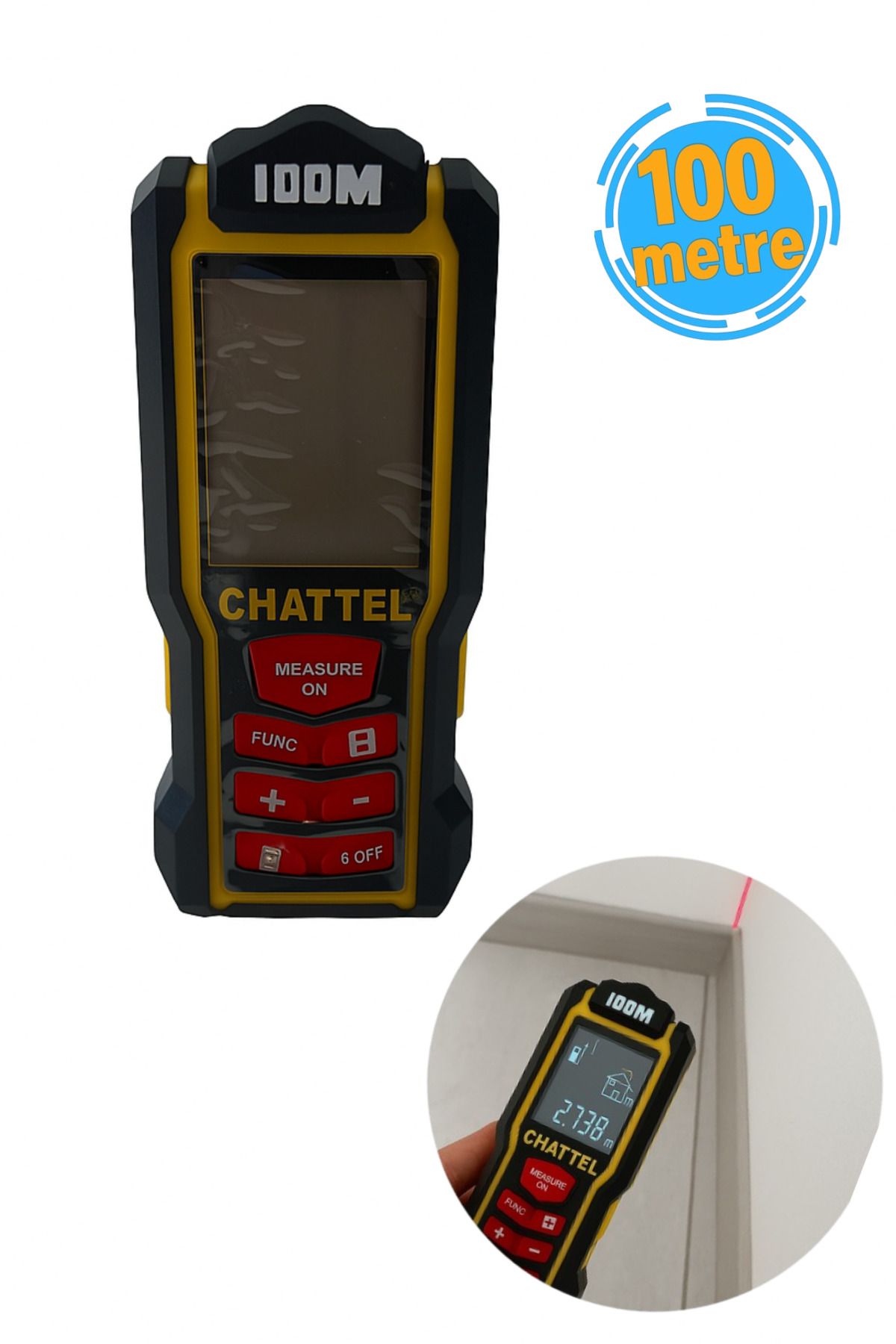 chattel CHT990 Lazer Metre 100 Metre
