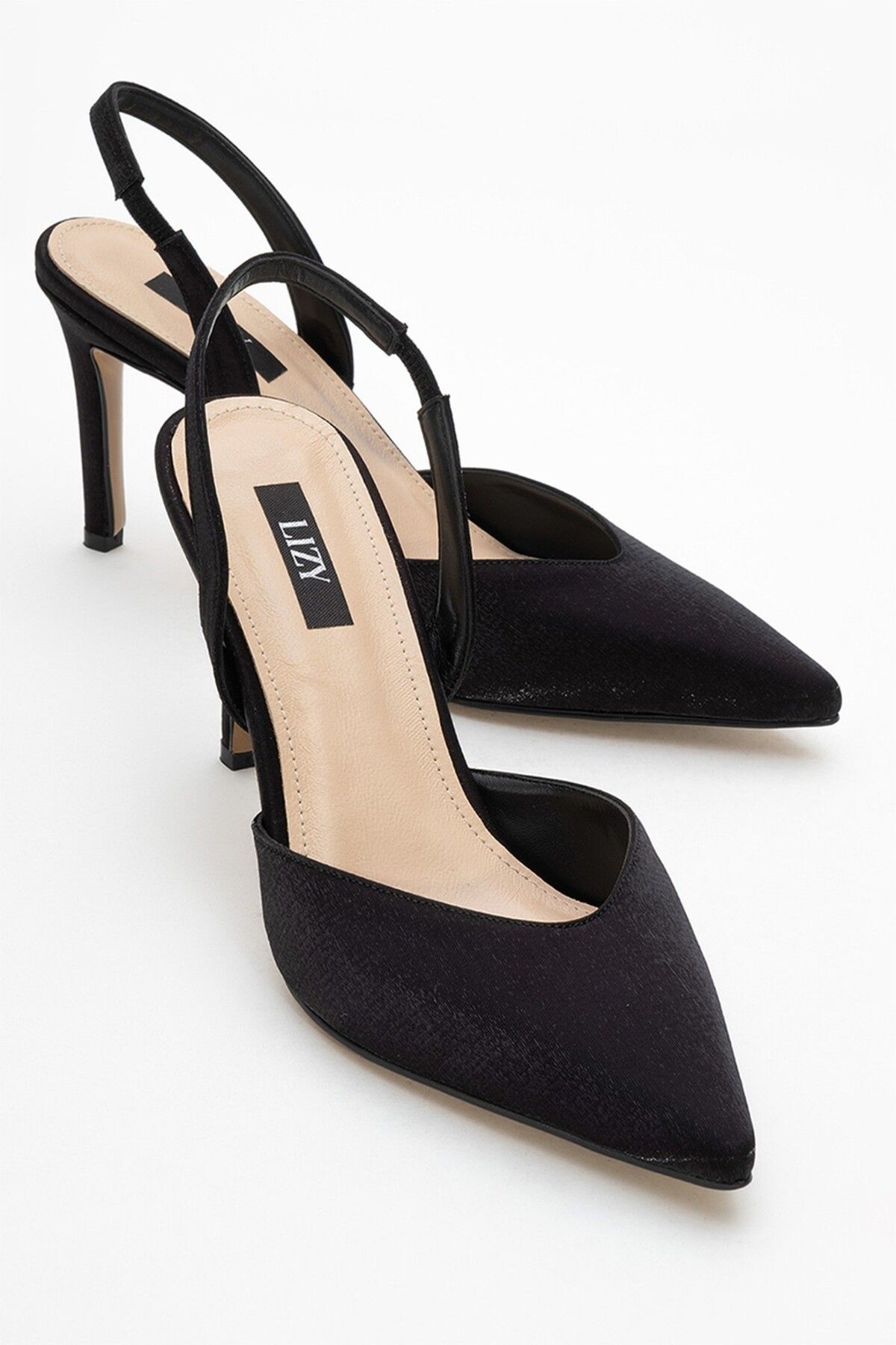 Lizy Shoes Saten Topuklu Ayakkabı