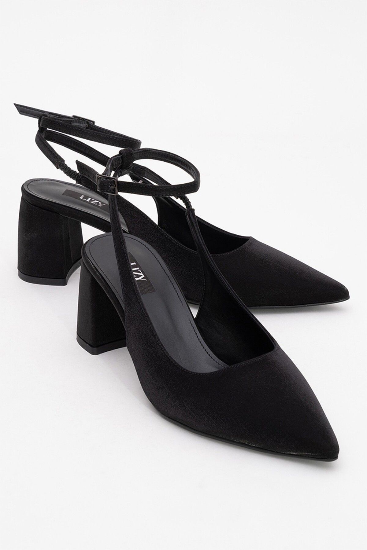 Lizy Shoes Saten Topuklu Ayakkabı
