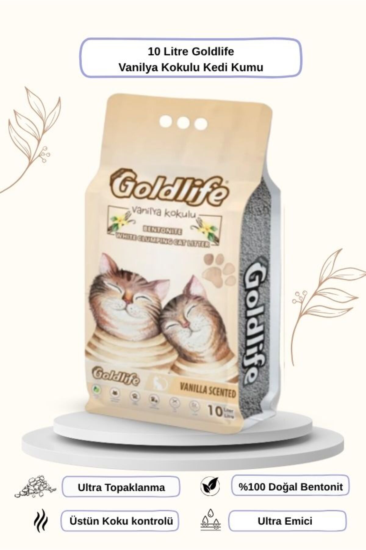 Goldlife Vanilya Kokulu İnce Taneli 10 LT