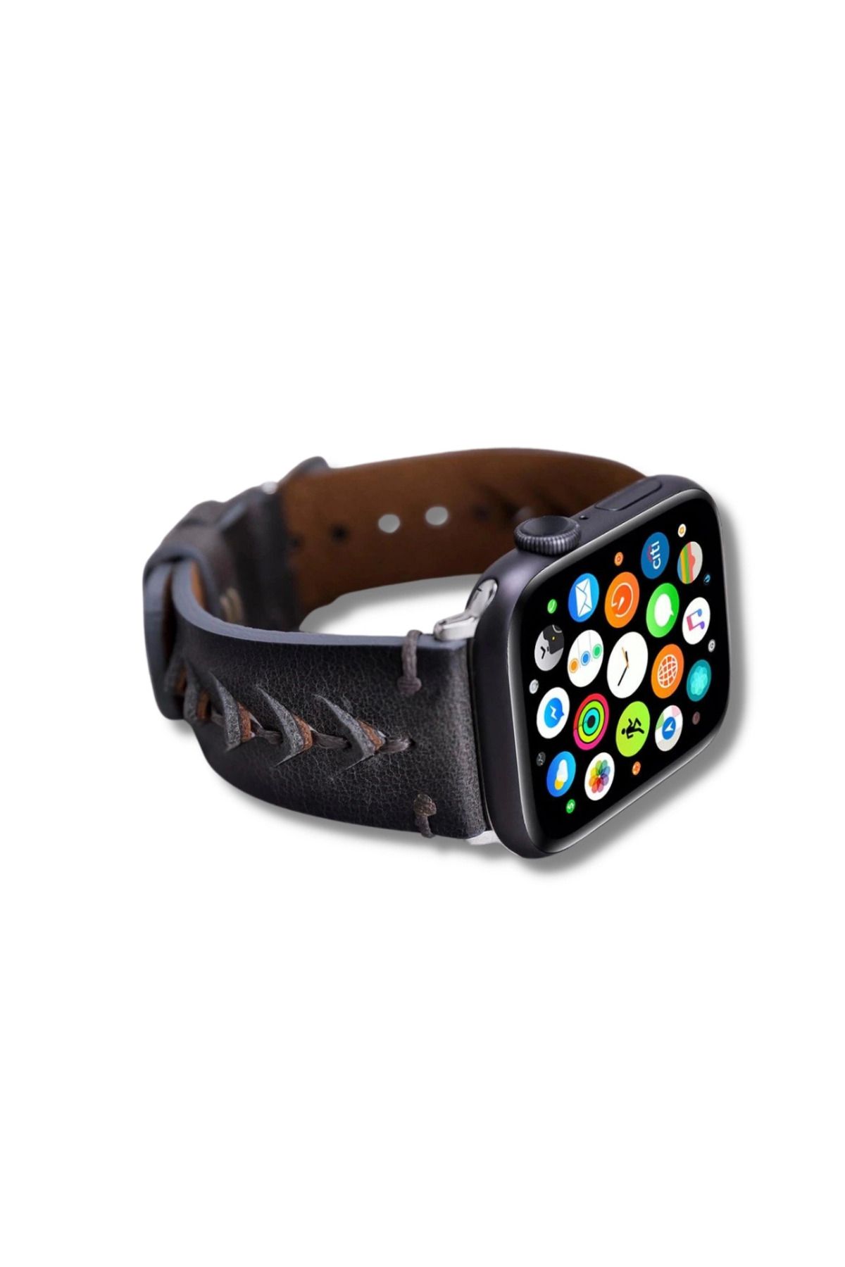 Vemora Apple Watch Uyumlu Deri Kordon 42-44-45mm Boras VS4EF