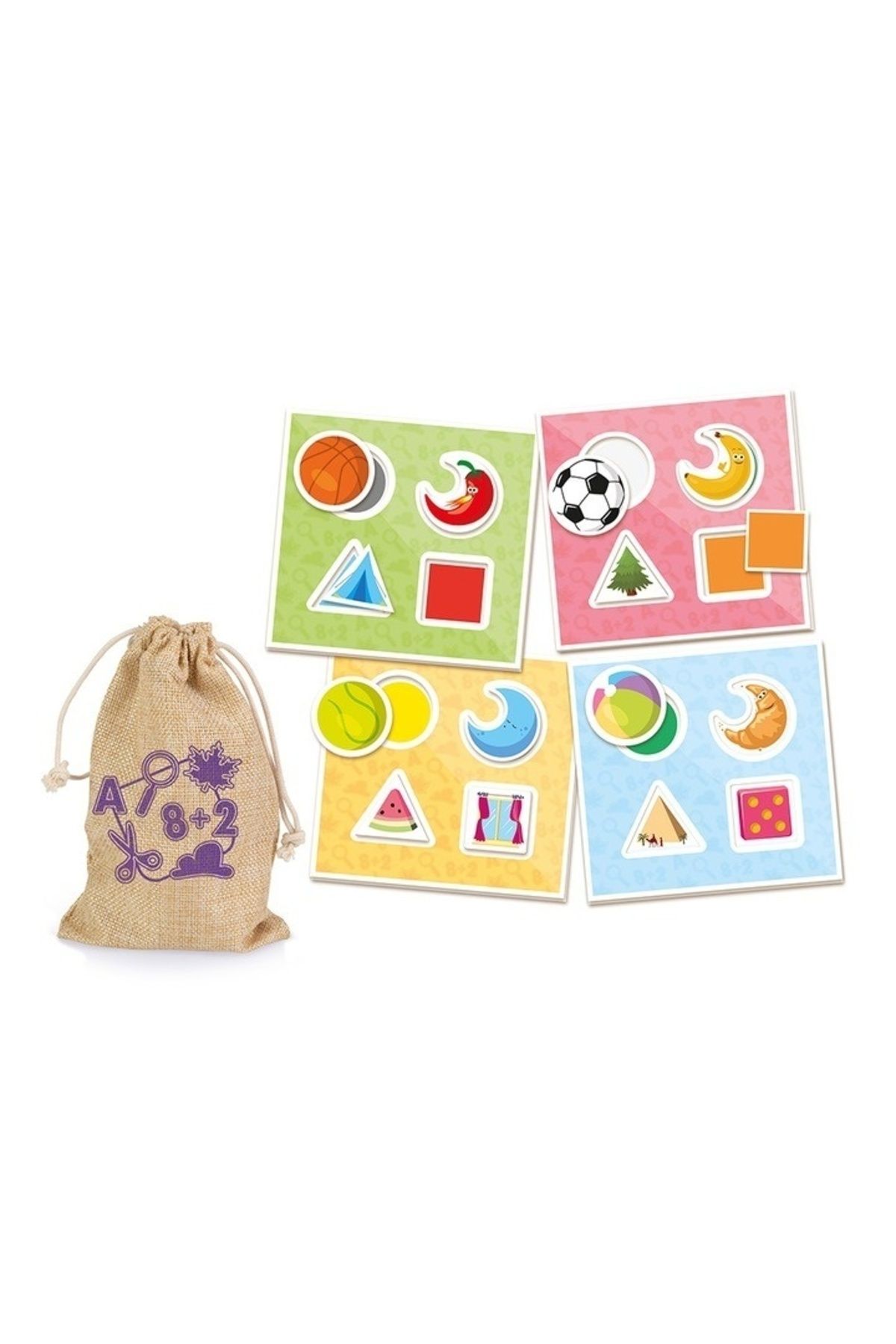 Asmodee-Educational Tactic Game - Let's discover shapes and colors 2