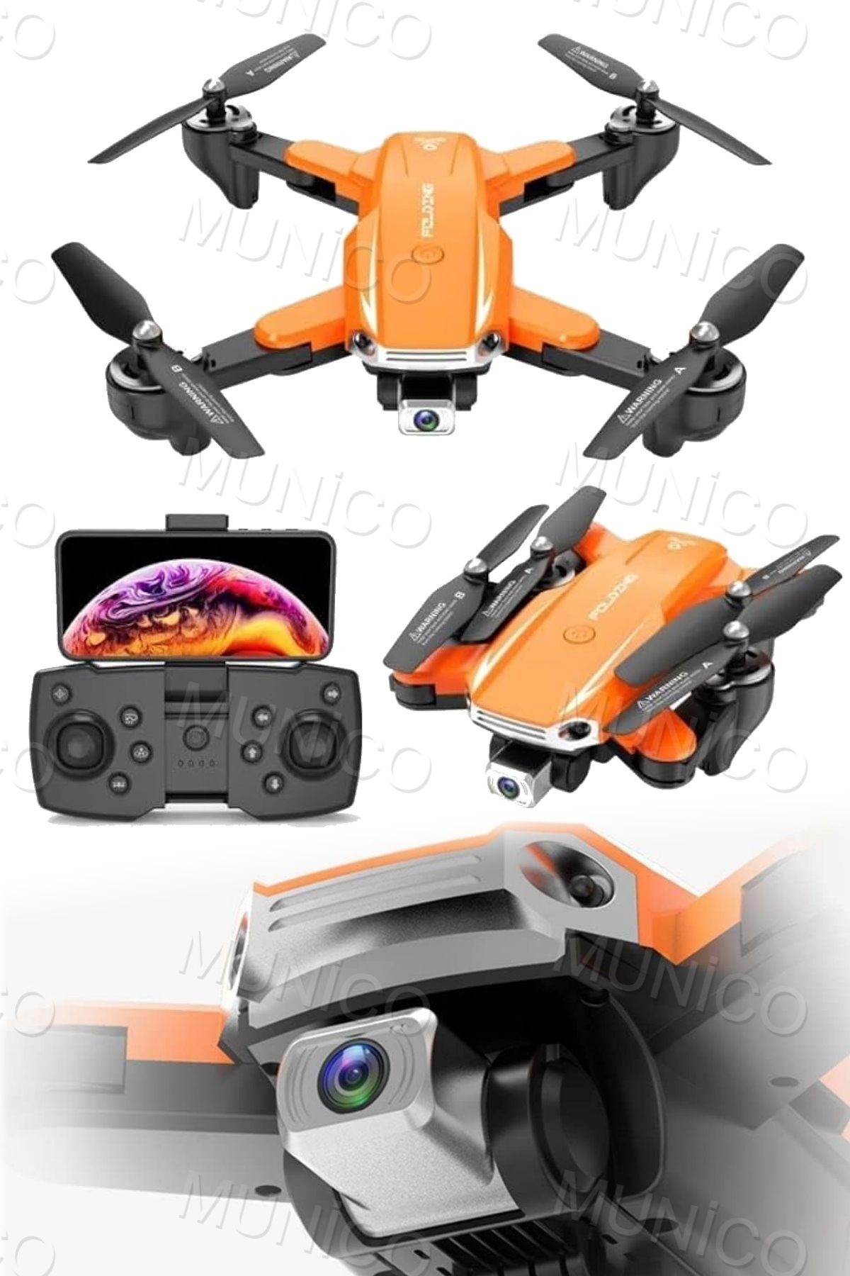 Munico Düğün Konvoy Profesyonel Fotoğraf & Video Hikaye Çekimleri İçin 4K Profesyonel Kamera Drone İha