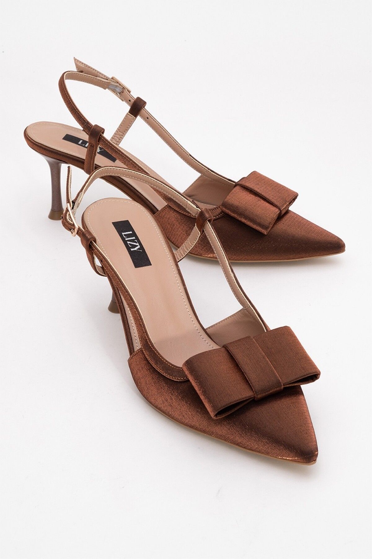 Lizy Shoes Fiyonk Aksesuarlı Topuklu Ayakkabı