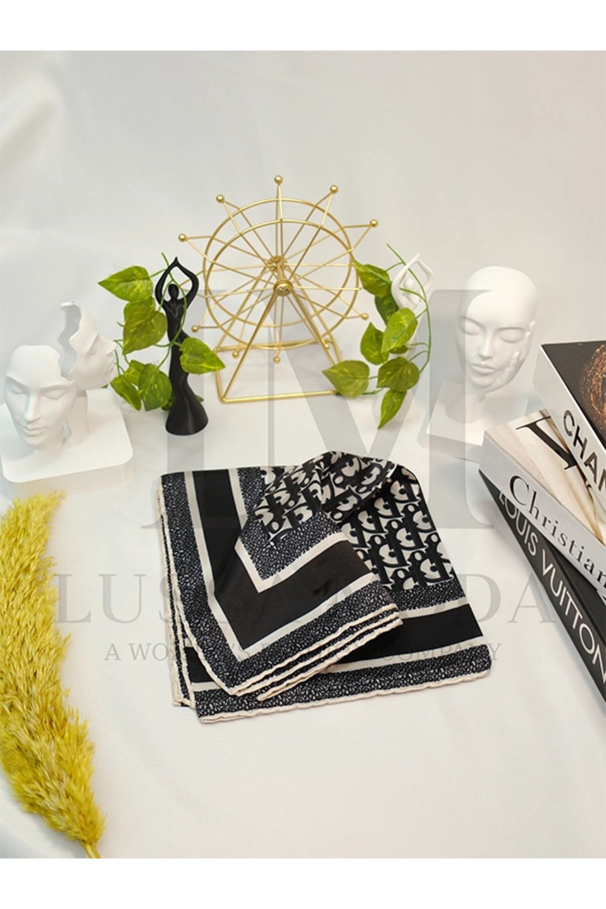 LUSSAMODA D DESENLİ İTHAL EŞARP