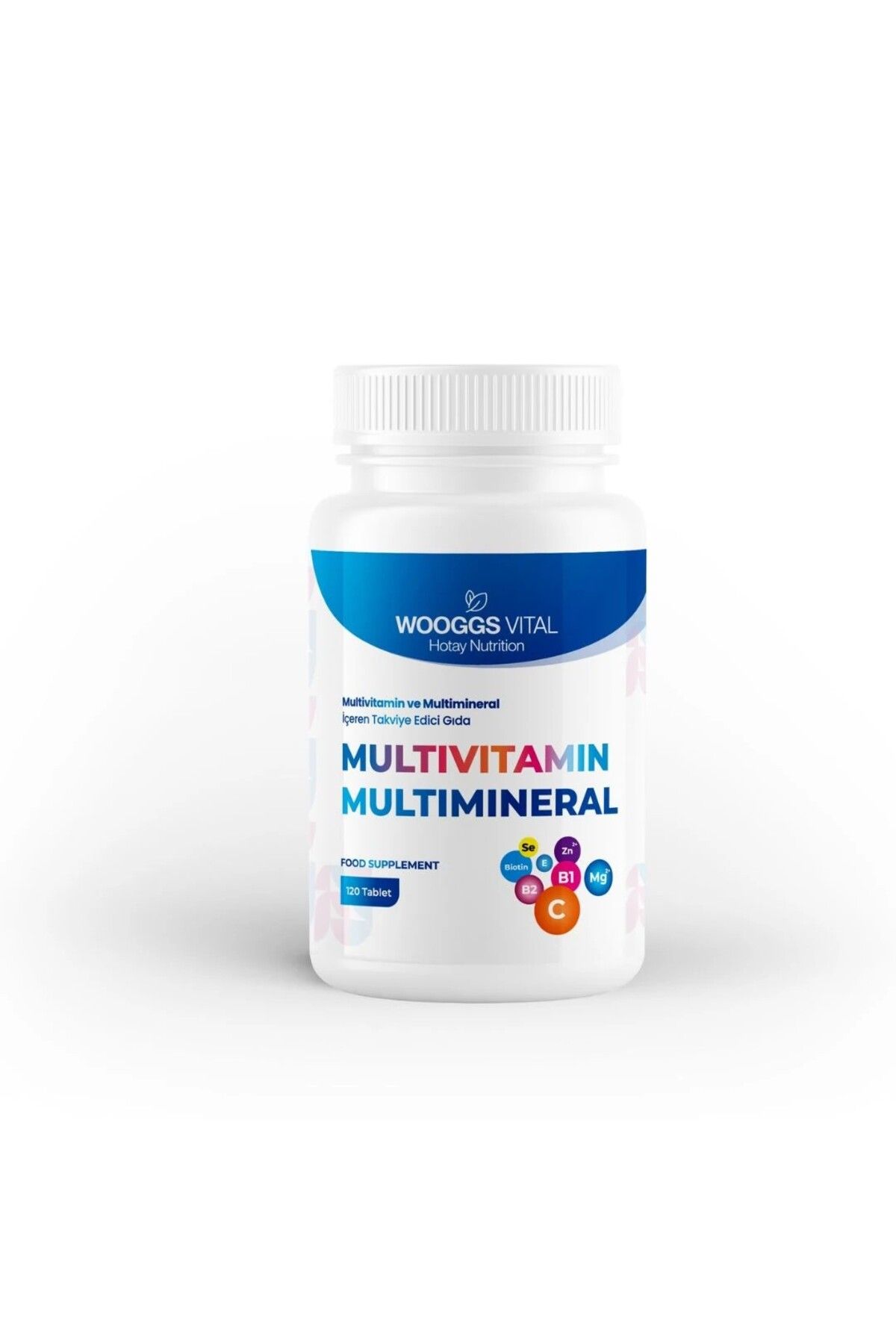 Wooggs Vital MULTİVİTAMİN VE MULTİMİNERAL İTEG 120 TABLET