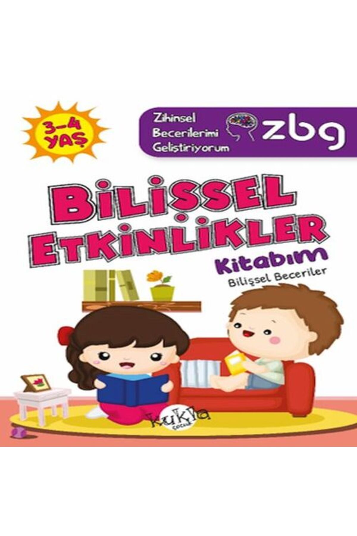 Kukla Yayınları ZBG 34 Yaş Bilişsel Etkinlikler Kitabım