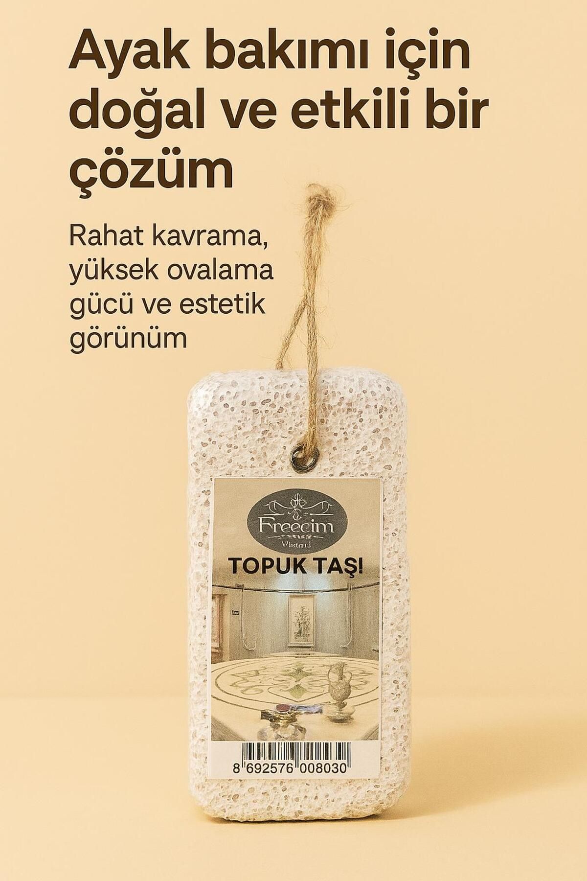 Kelepir Fırsatlar Doğal Ponza Taşı Topuk Temizleyici – Askılı Ovalama Taşı